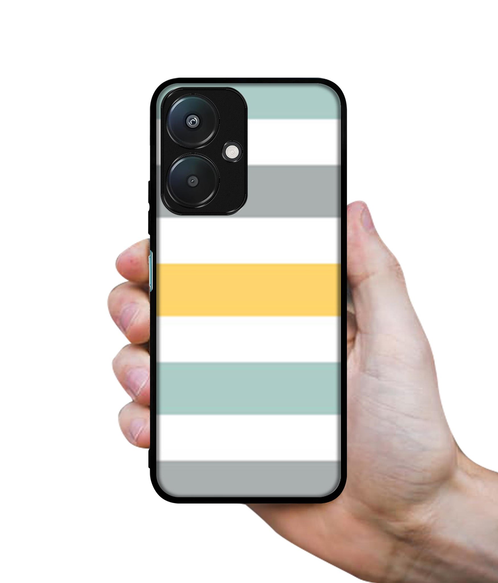 Line Texture Design Designer 2D Printed Back Case Cover for Mi Redmi 13C 5G / Poco M6 5G