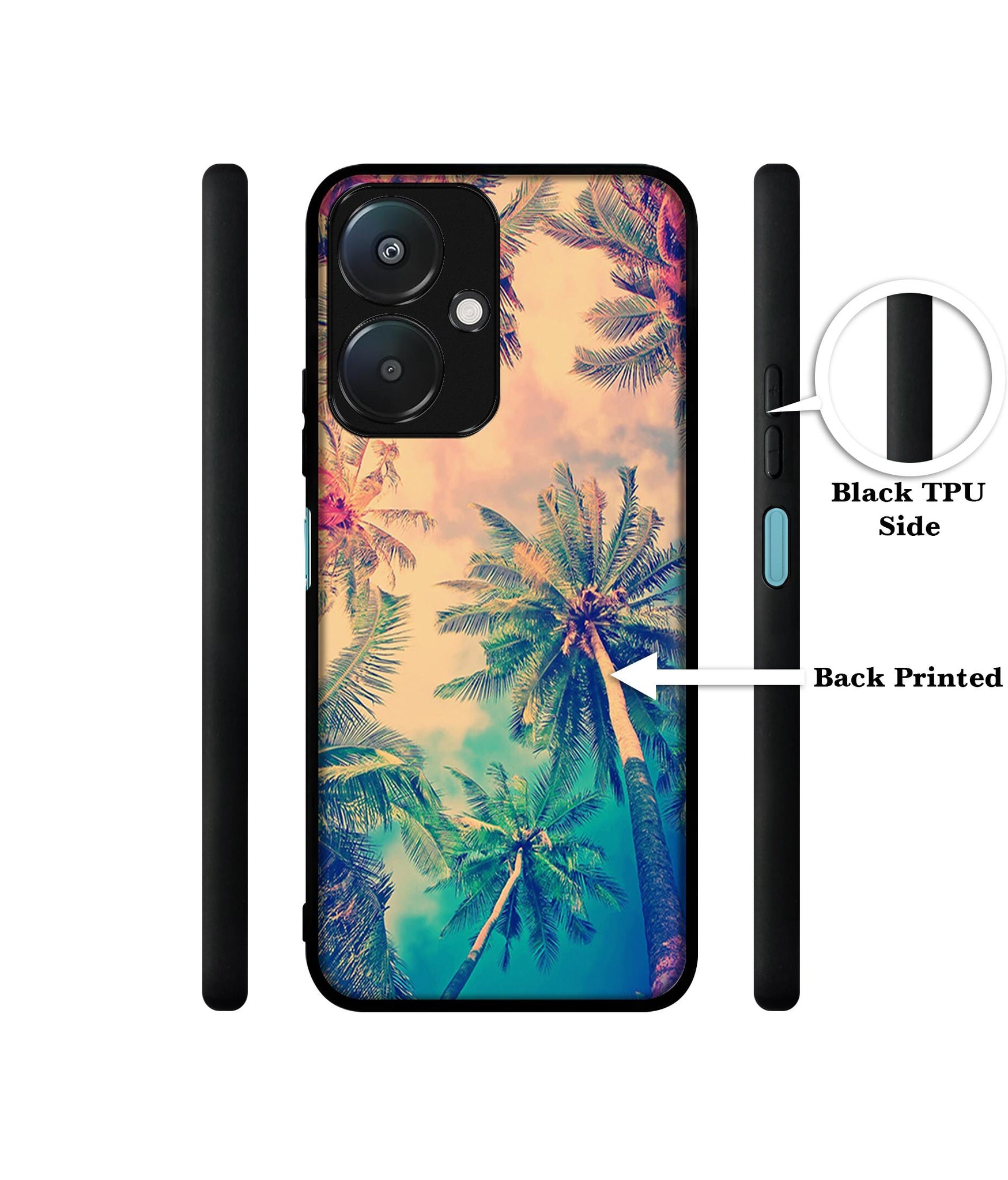 Trees Design Designer 2D Printed Back Case Cover for Mi Redmi 13C 5G / Poco M6 5G