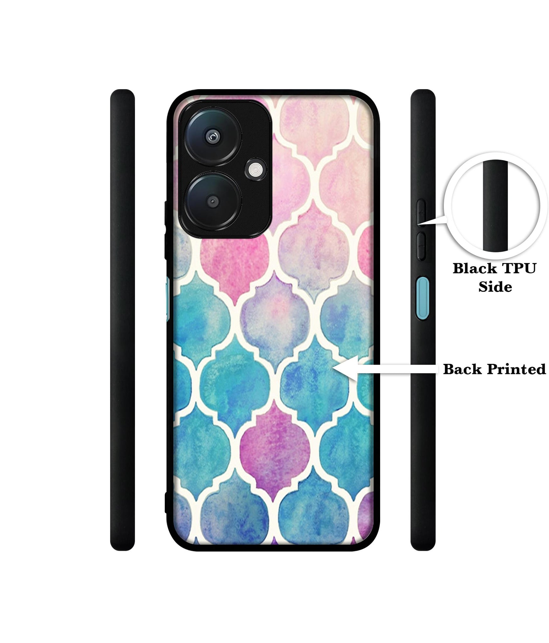 Patterns Art Design Designer 2D Printed Back Case Cover for Mi Redmi 13C 5G / Poco M6 5G