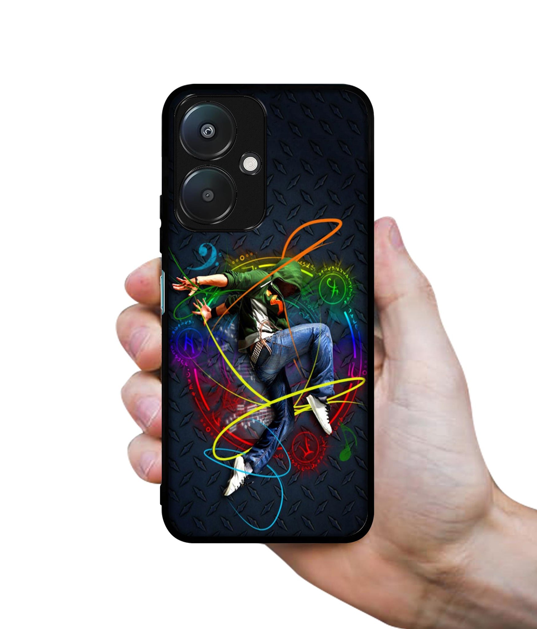 Boy With Music Design Designer 2D Printed Back Case Cover for Mi Redmi 13C 5G / Poco M6 5G