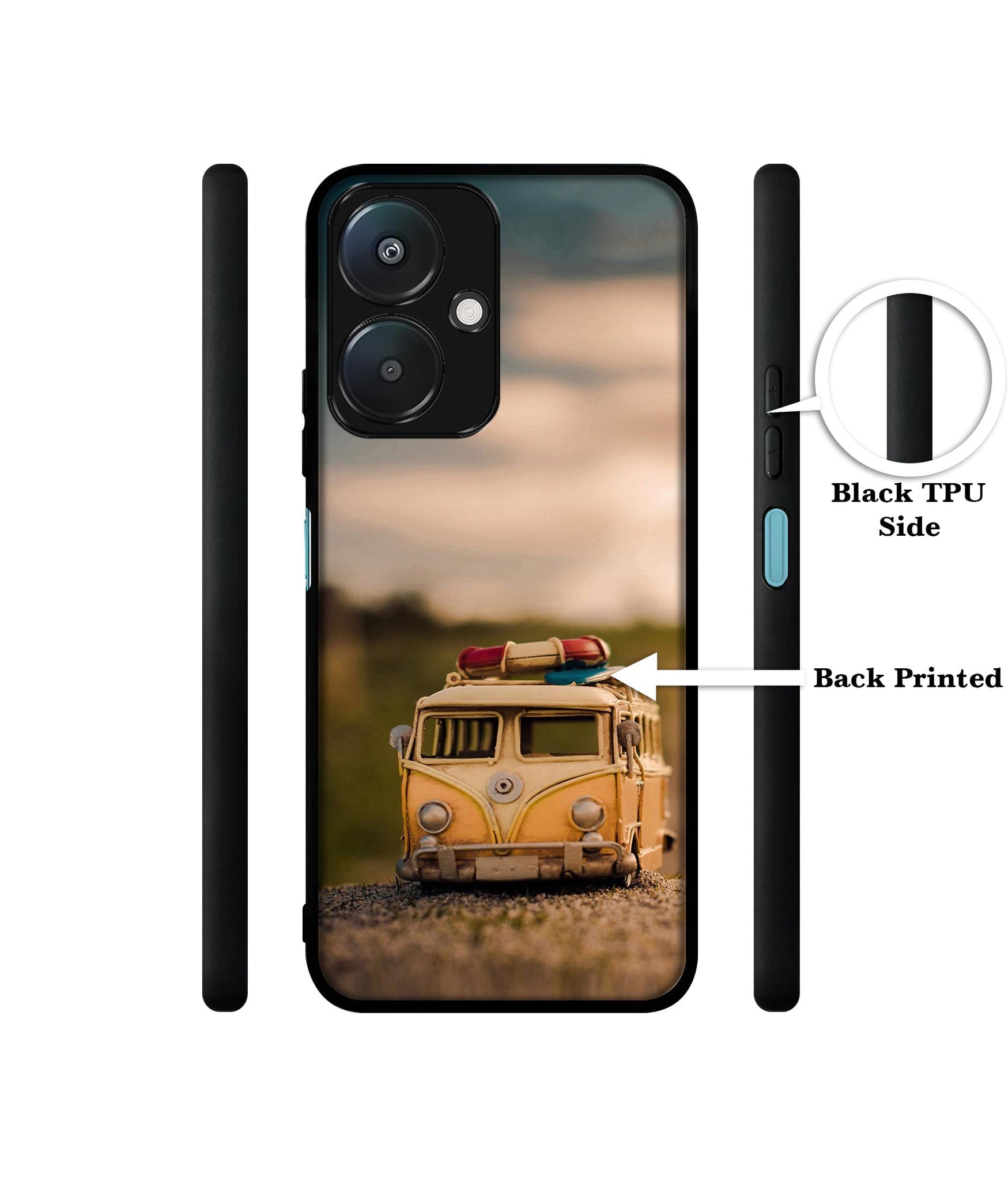 Toy Car Design Designer 2D Printed Back Case Cover for Mi Redmi 13C 5G / Poco M6 5G