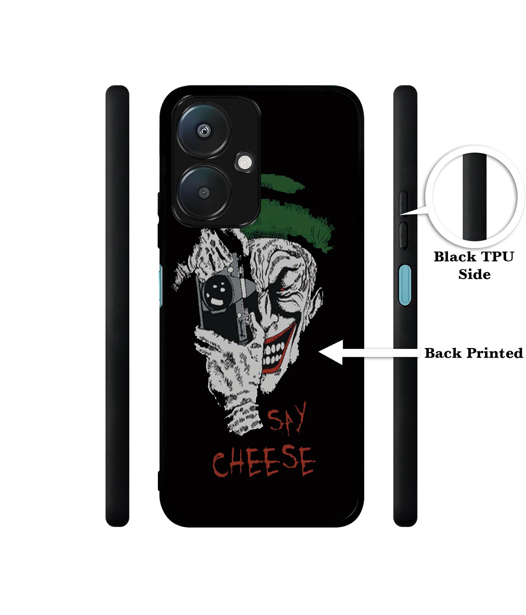 Joker Say Cheese Design Designer 2D Printed Back Case Cover for Mi Redmi 13C 5G / Poco M6 5G