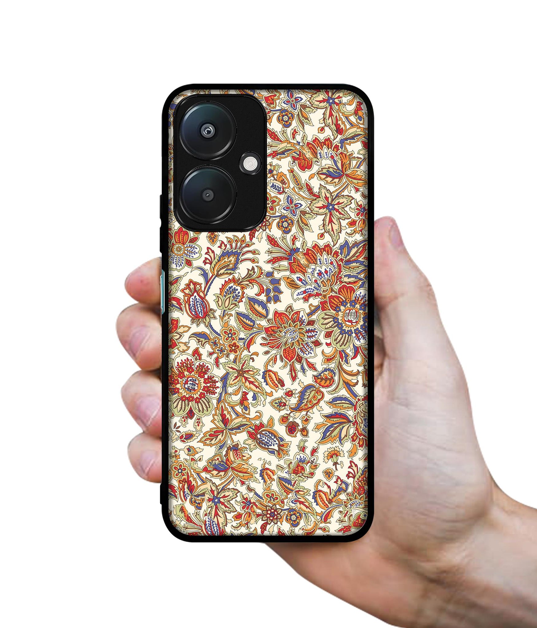 Floral Design Designer 2D Printed Back Case Cover for Mi Redmi 13C 5G / Poco M6 5G