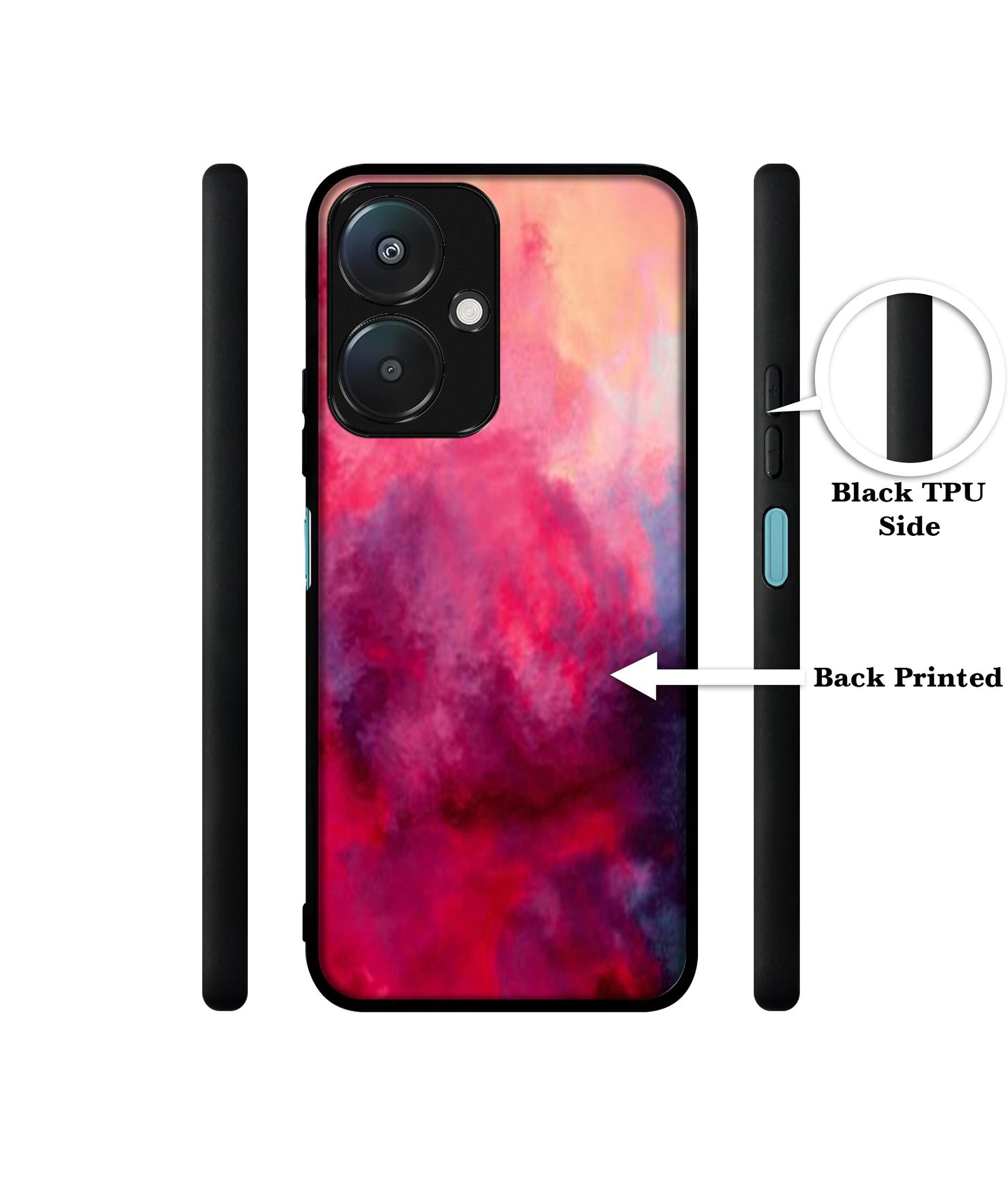 Holi Color Design Designer 2D Printed Back Case Cover for Mi Redmi 13C 5G / Poco M6 5G