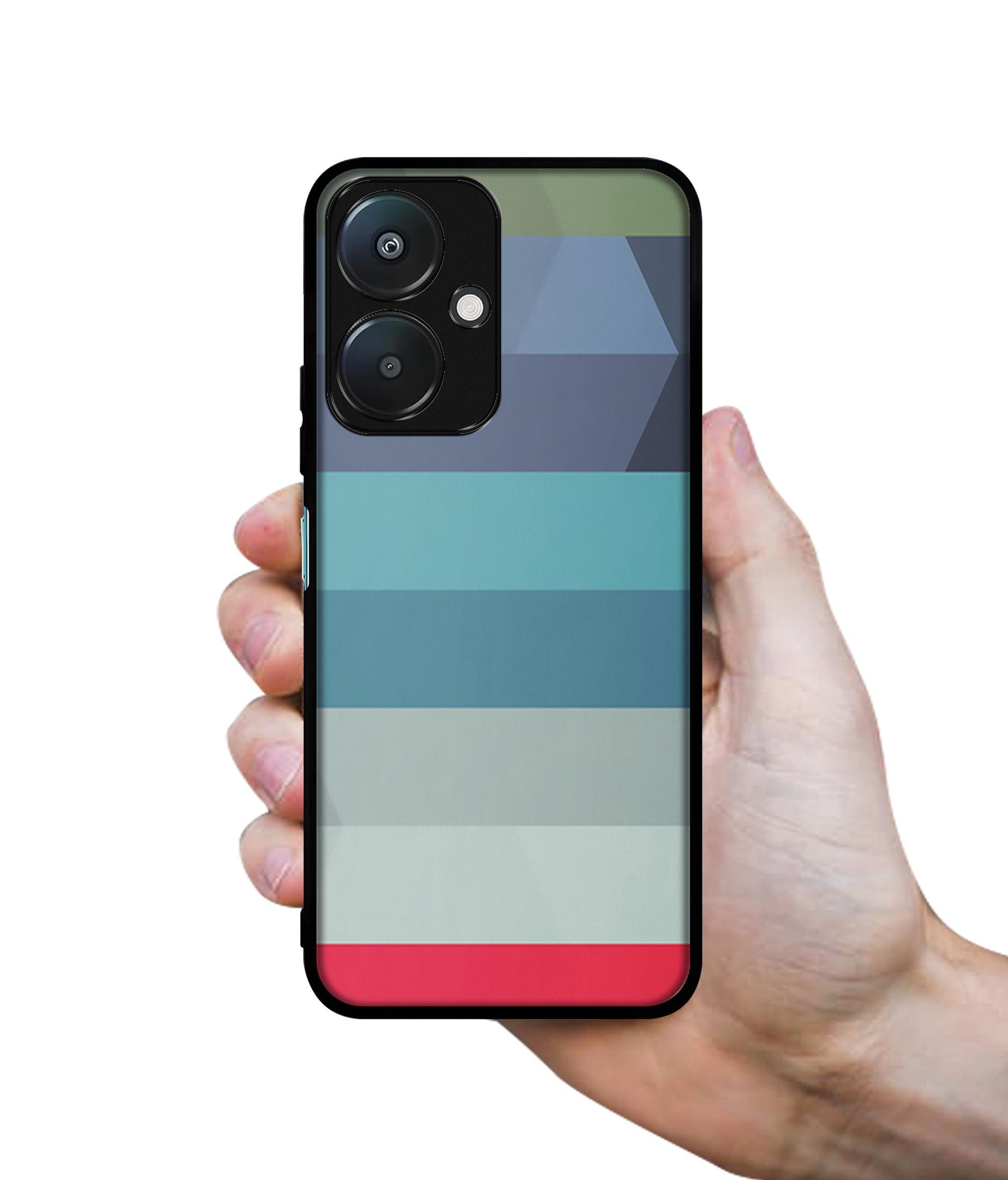 Colorful Lines Design Designer 2D Printed Back Case Cover for Mi Redmi 13C 5G / Poco M6 5G