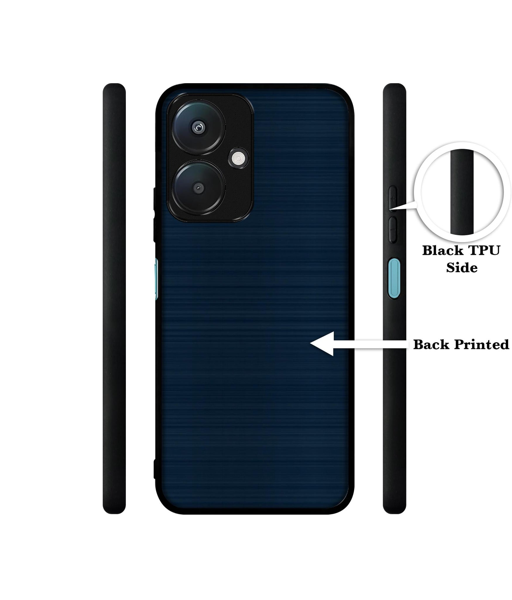 Blue Line Design Designer 2D Printed Back Case Cover for Mi Redmi 13C 5G / Poco M6 5G