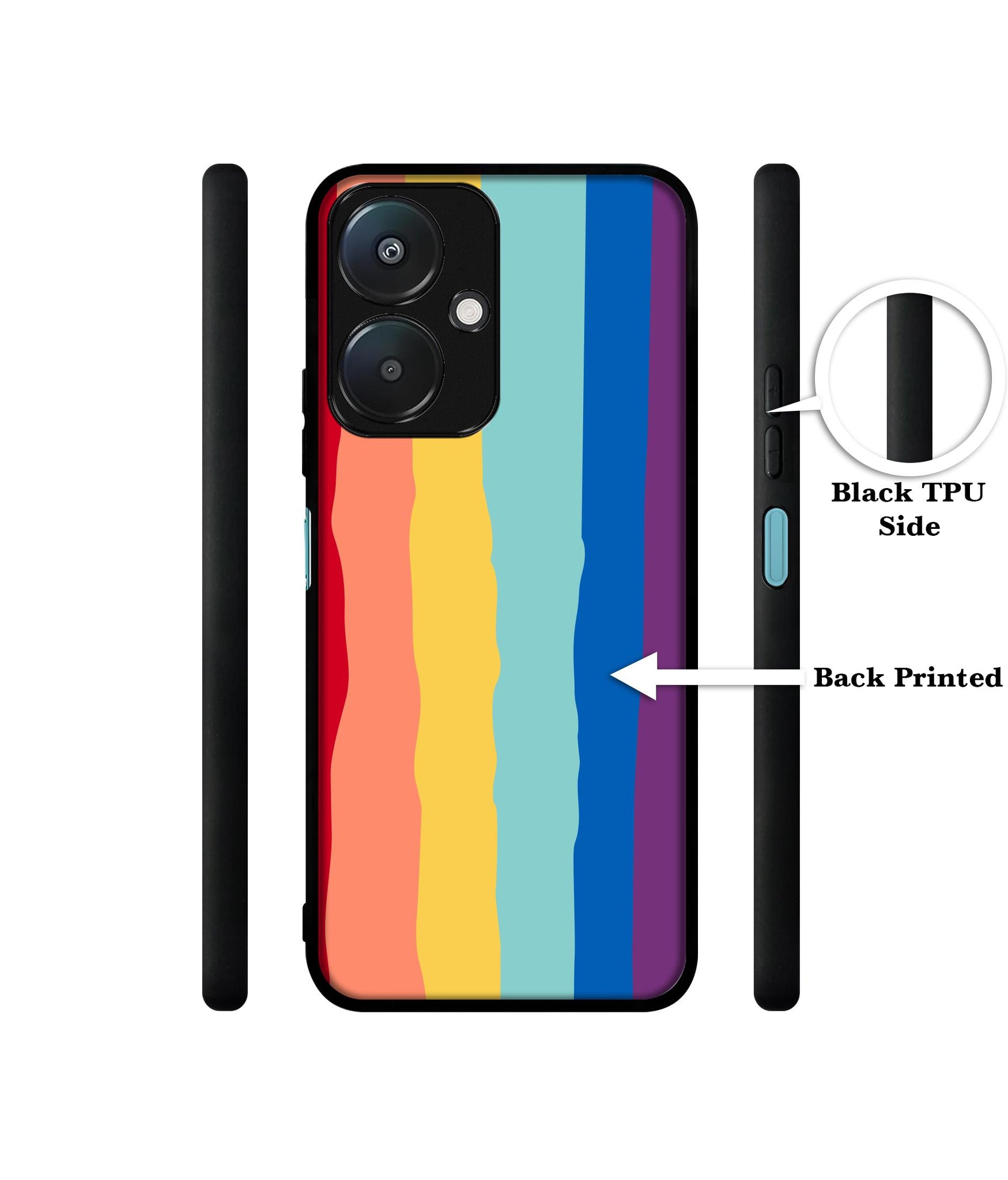 Rainbow Design Designer 2D Printed Back Case Cover for Mi Redmi 13C 5G / Poco M6 5G