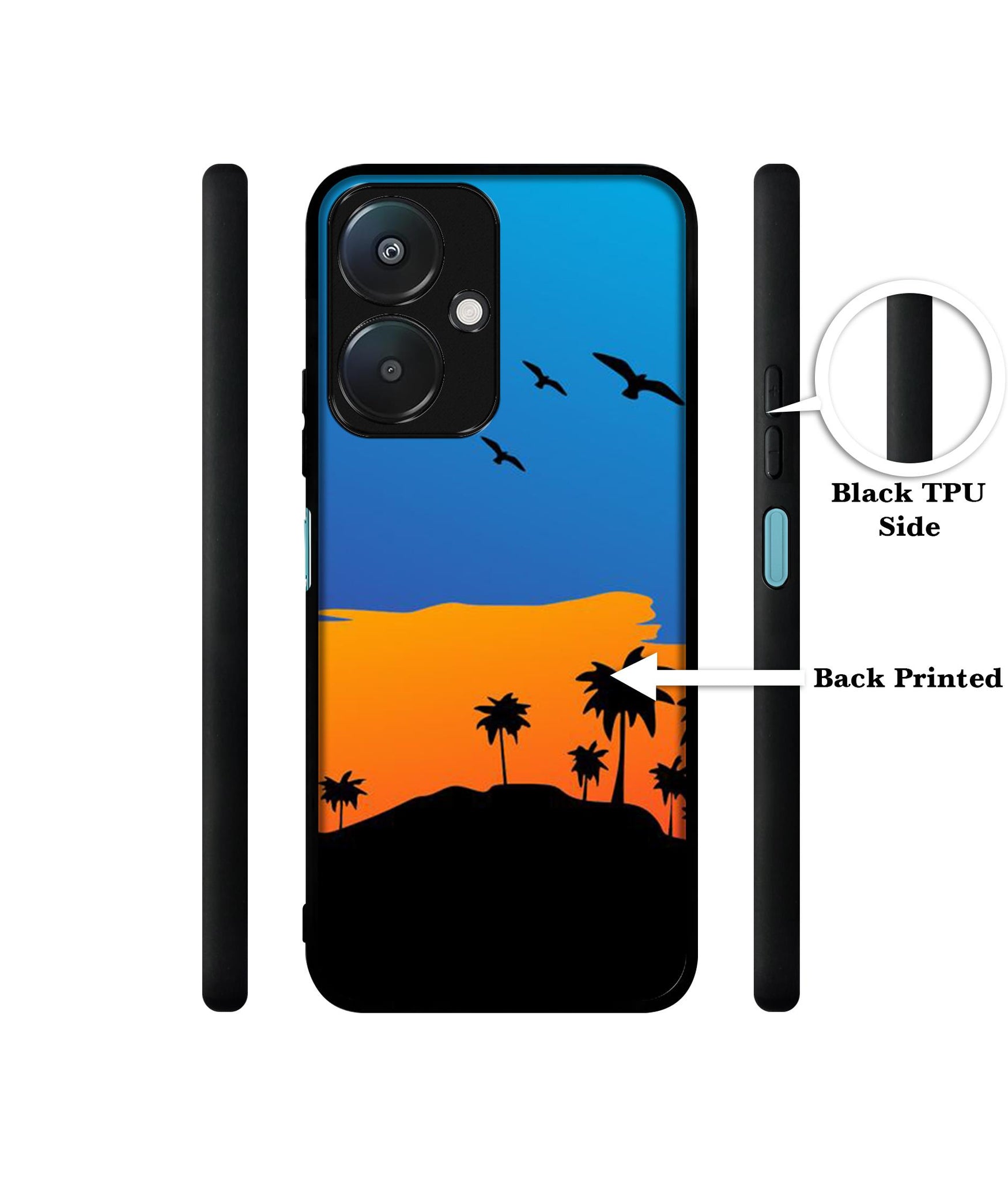 Nature Design Designer 2D Printed Back Case Cover for Mi Redmi 13C 5G / Poco M6 5G