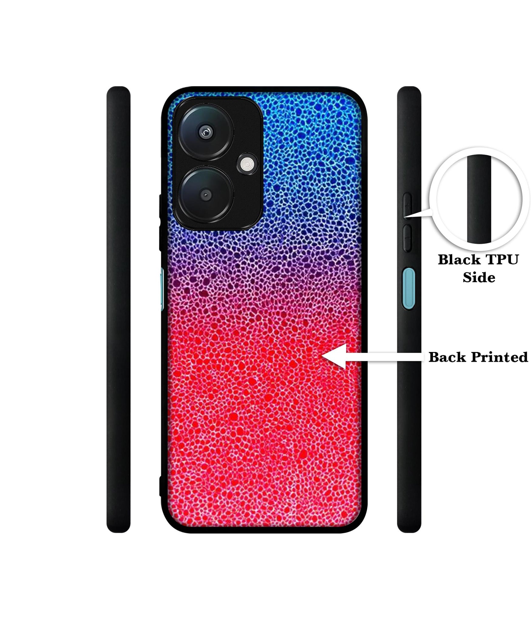 Bubbles Design Designer 2D Printed Back Case Cover for Mi Redmi 13C 5G / Poco M6 5G