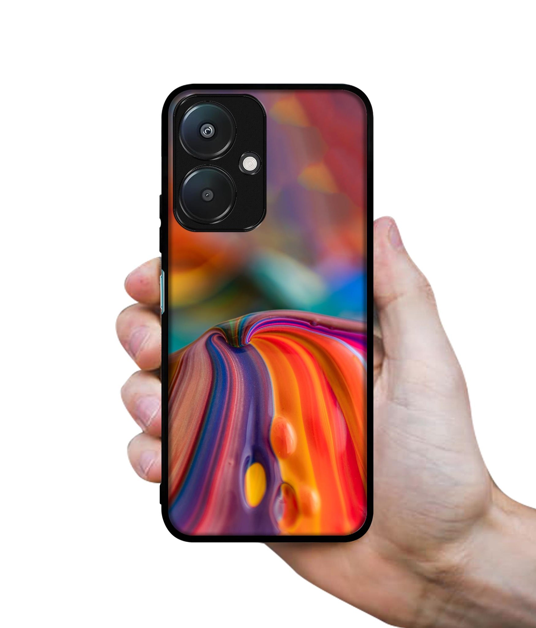 Rainbow Colors Designer 2D Printed Back Case Cover for Mi Redmi 13C 5G / Poco M6 5G