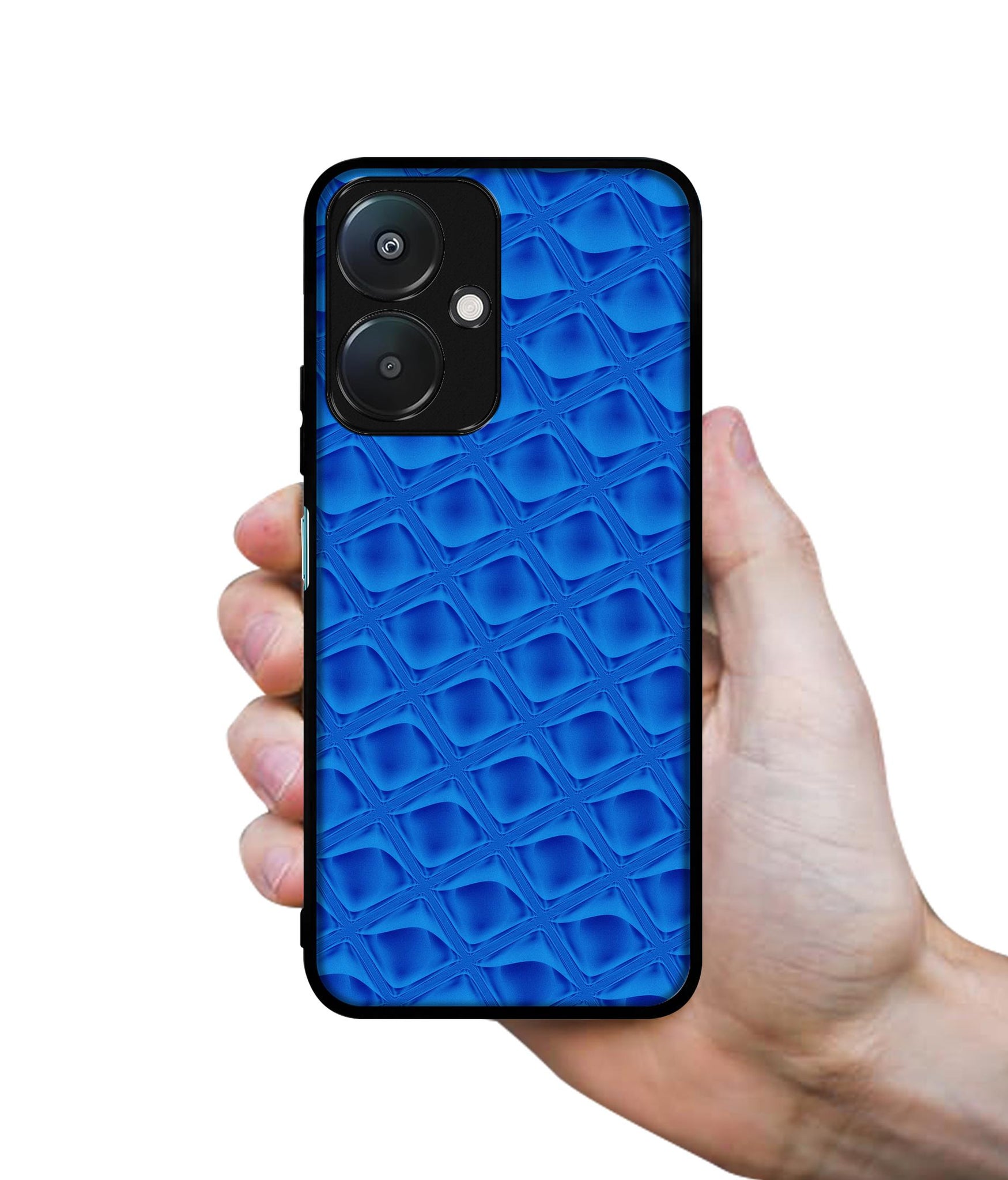 Blue Diamond Design Designer 2D Printed Back Case Cover for Mi Redmi 13C 5G / Poco M6 5G