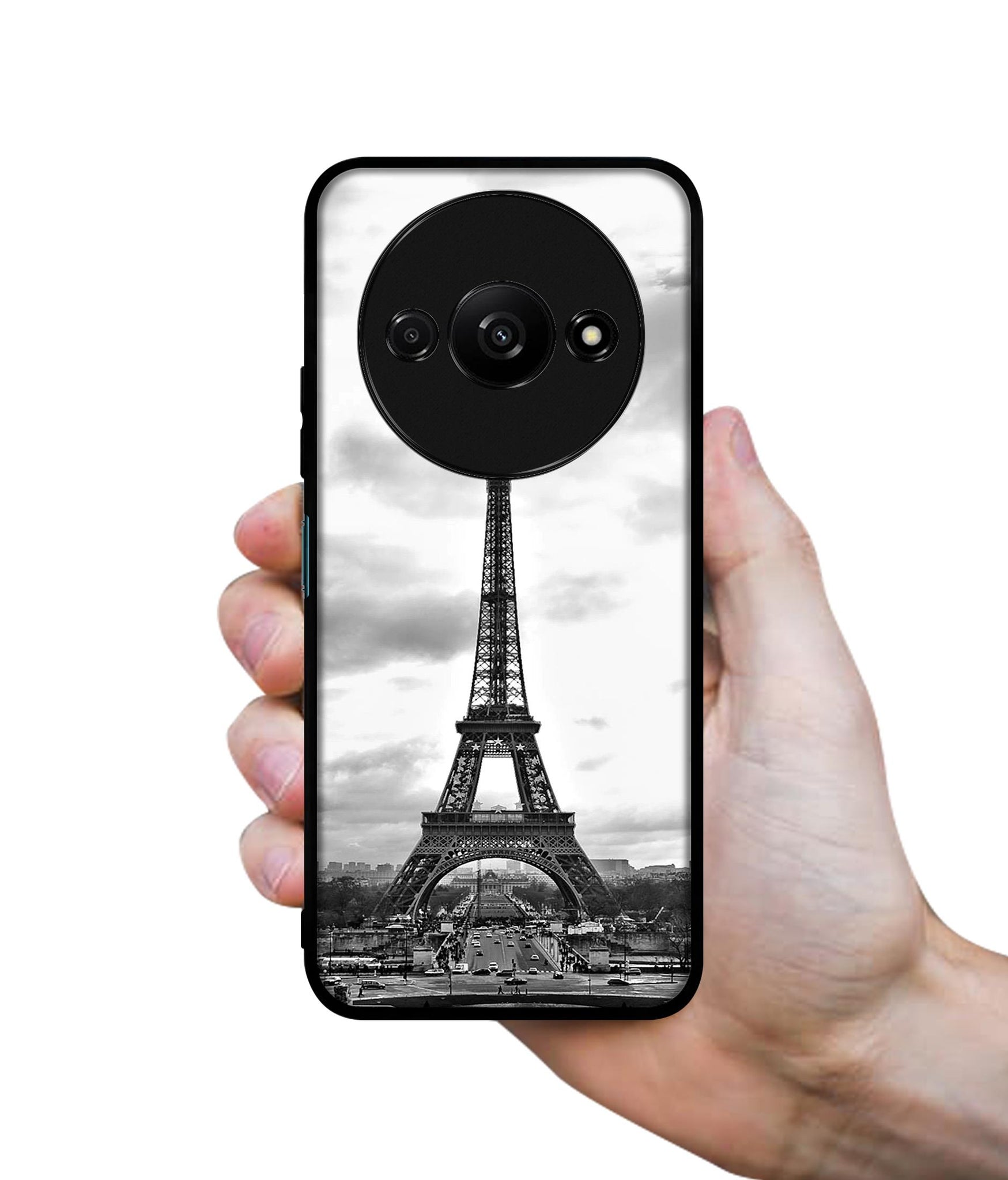 Eiffel Tower Design Designer 2D Printed Back Case Cover for Mi Redmi A3 4G / Poco C61 4G