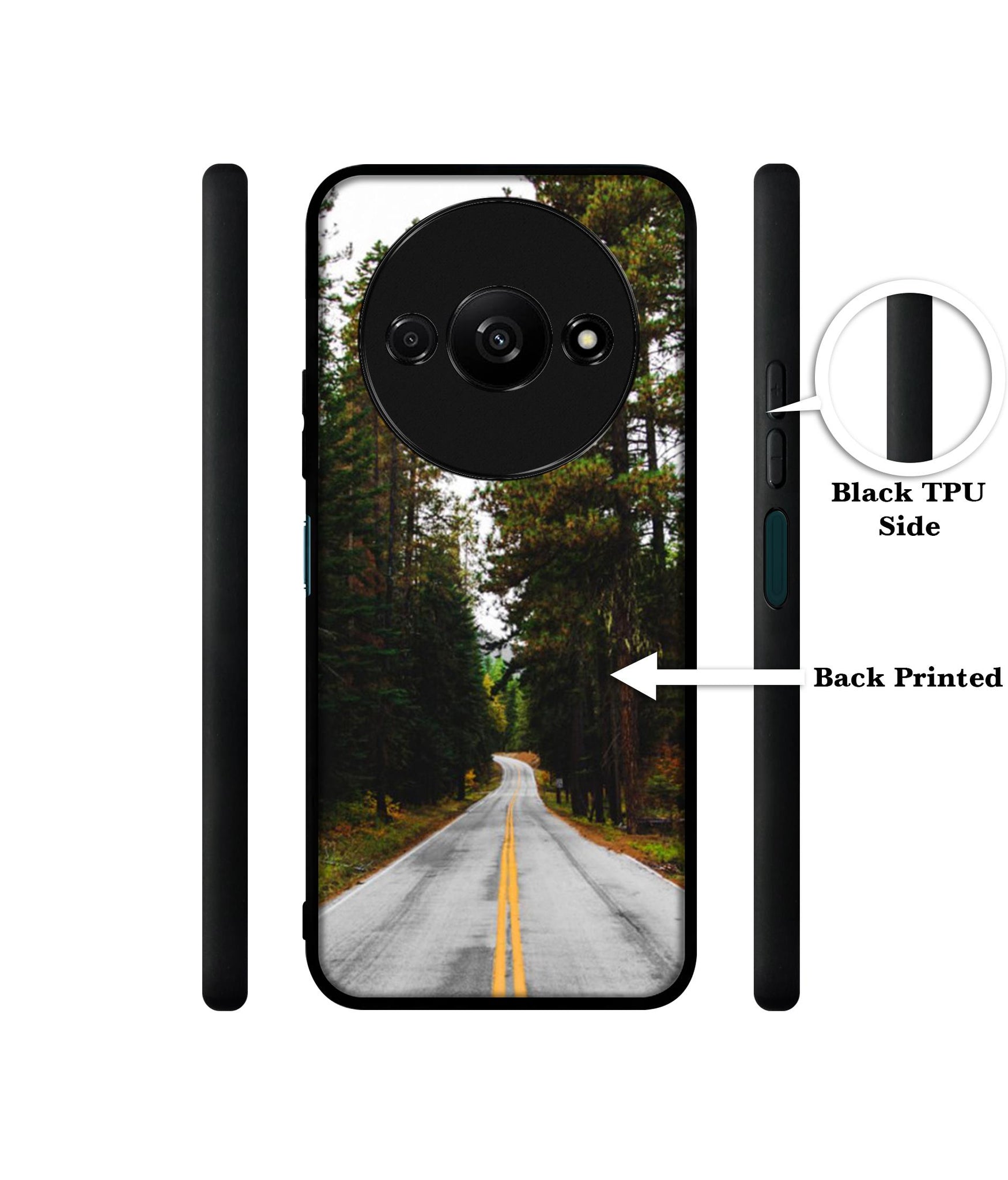 Road Photo Design Designer 2D Printed Back Case Cover for Mi Redmi A3 4G / Poco C61 4G