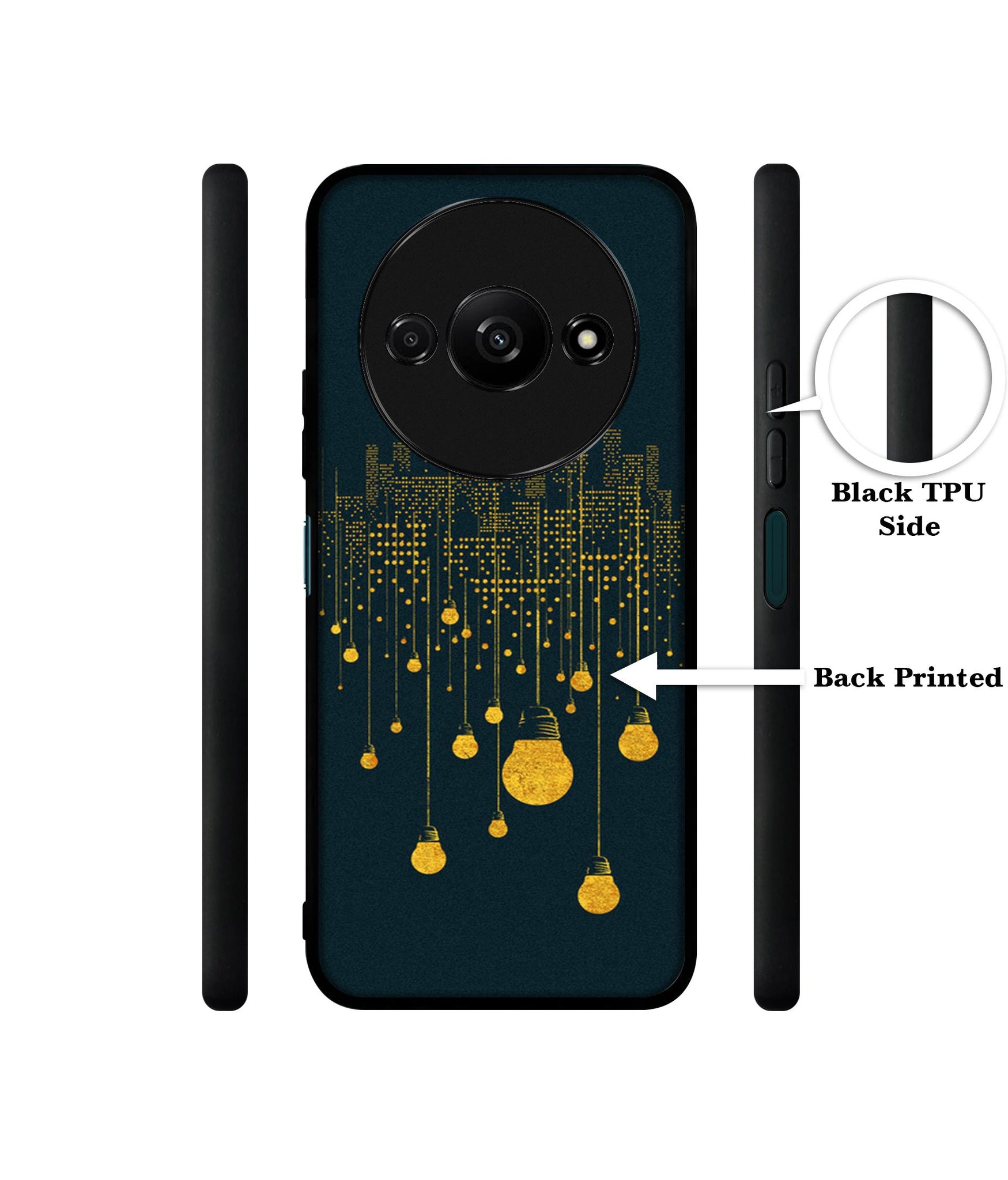 City Light Pattern Design Designer 2D Printed Back Case Cover for Mi Redmi A3 4G / Poco C61 4G