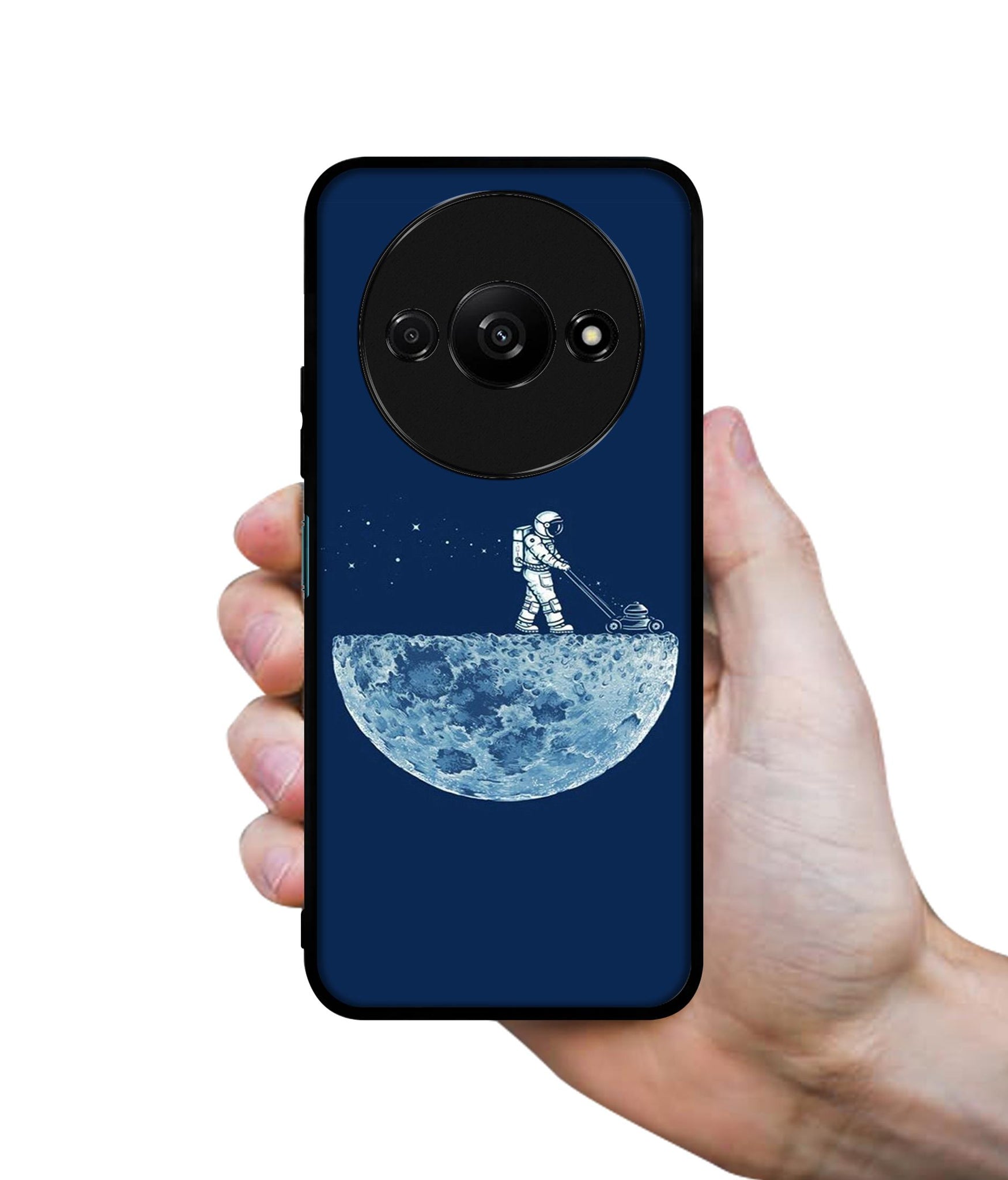 Moon Walk Design Designer 2D Printed Back Case Cover for Mi Redmi A3 4G / Poco C61 4G