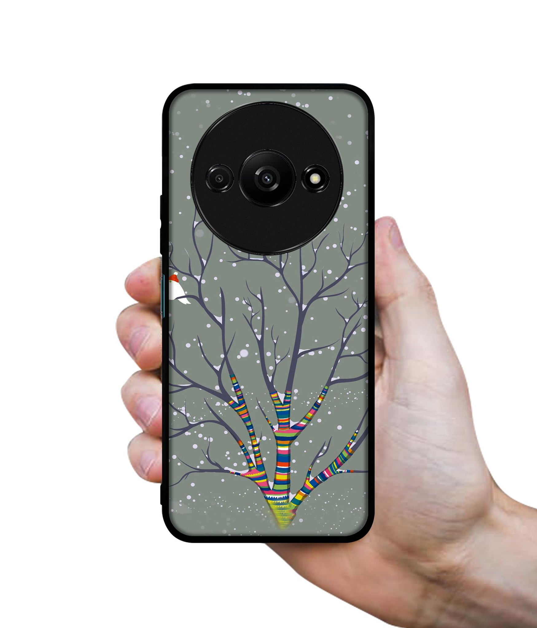 Winter Pattern Print Design Designer 2D Printed Back Case Cover for Mi Redmi A3 4G / Poco C61 4G