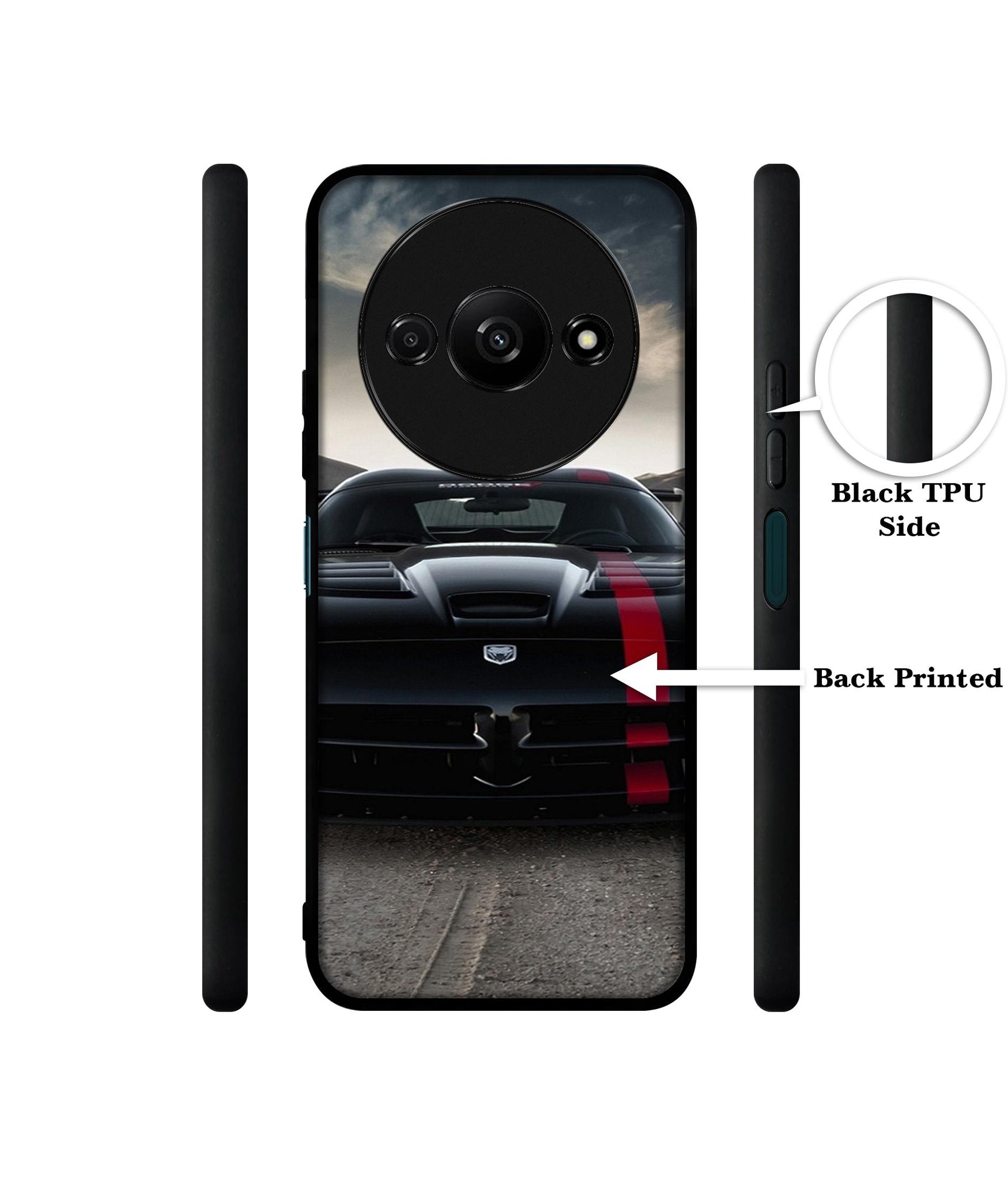 Sports Car Pattern Design Designer 2D Printed Back Case Cover for Mi Redmi A3 4G / Poco C61 4G