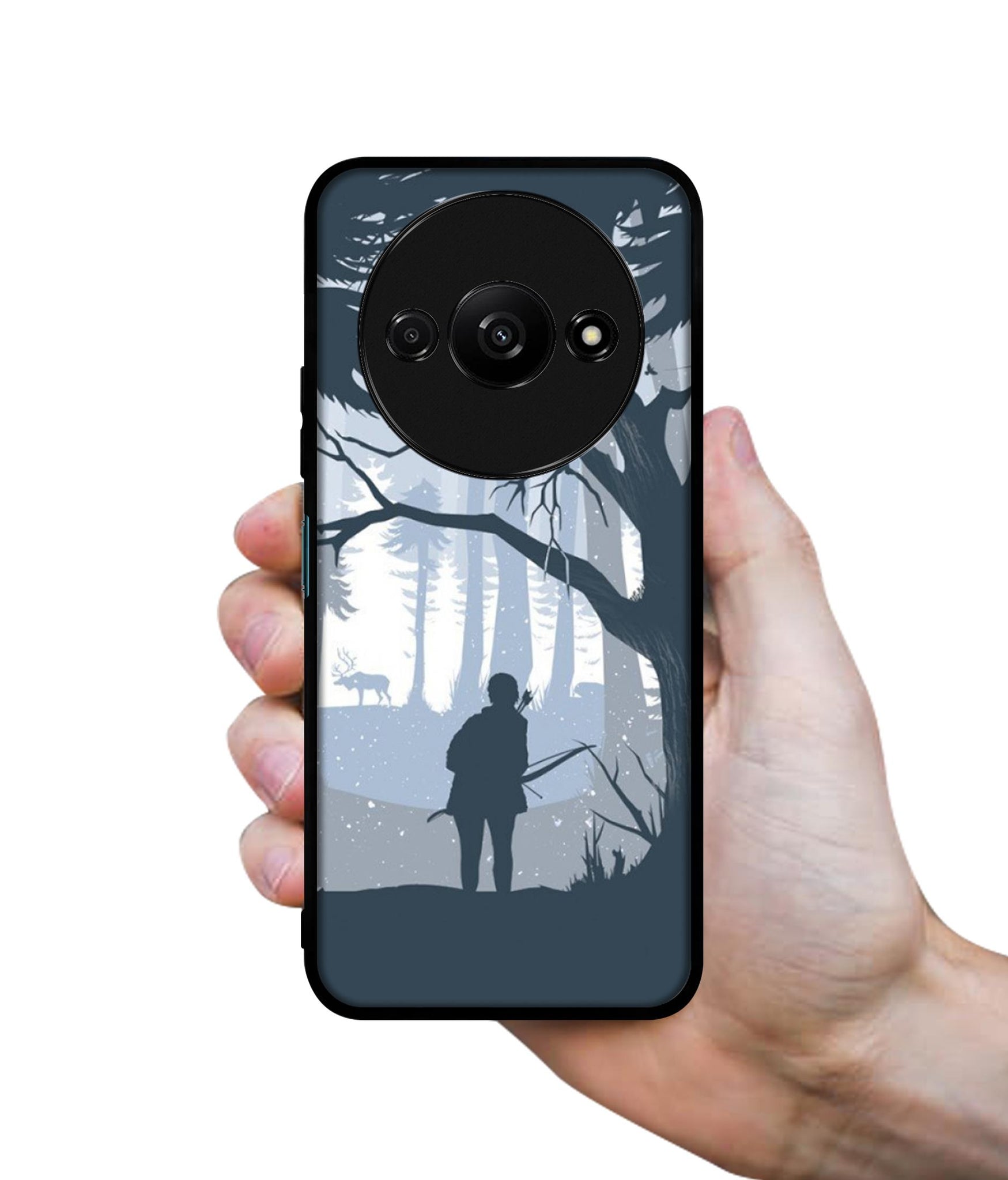 Hunter Design Designer 2D Printed Back Case Cover for Mi Redmi A3 4G / Poco C61 4G