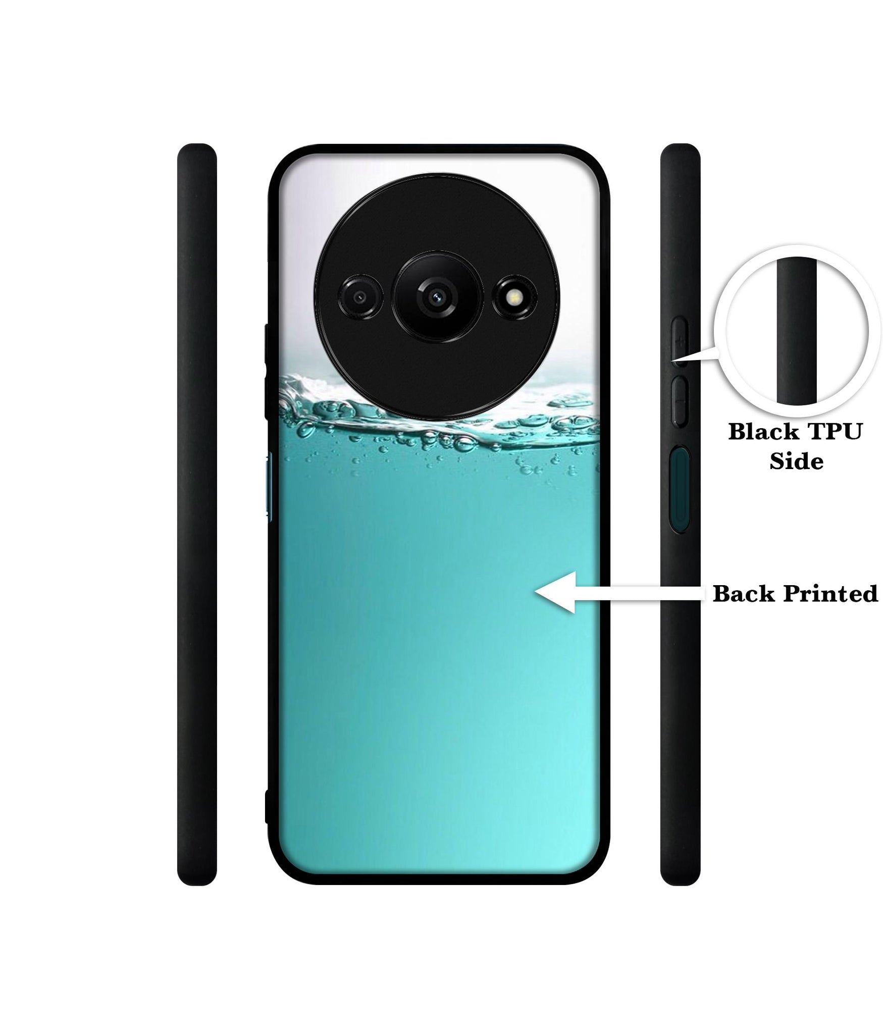 Half Fill Design Designer 2D Printed Back Case Cover for Mi Redmi A3 4G / Poco C61 4G