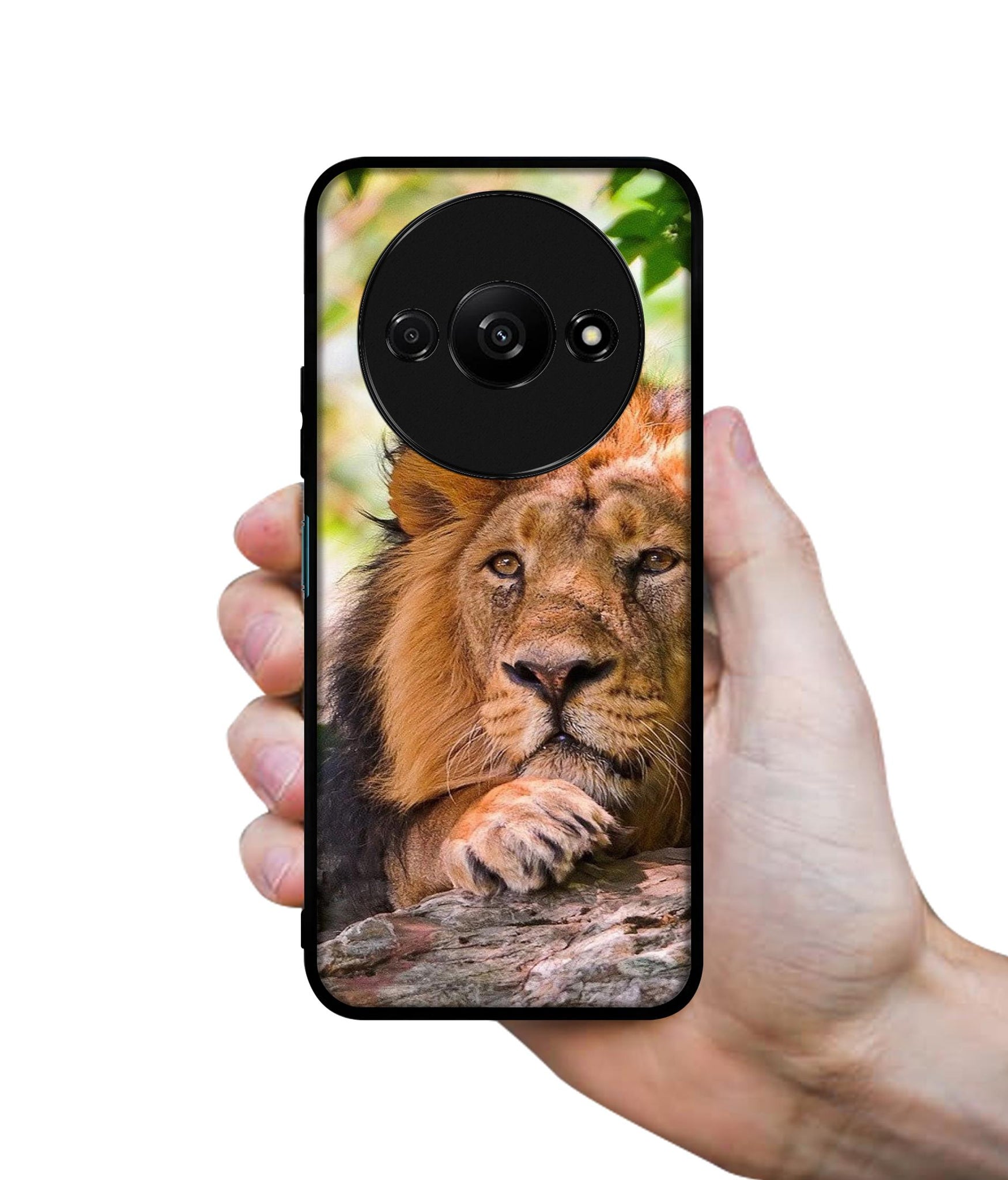 Tiger Pattern Print Design Designer 2D Printed Back Case Cover for Mi Redmi A3 4G / Poco C61 4G