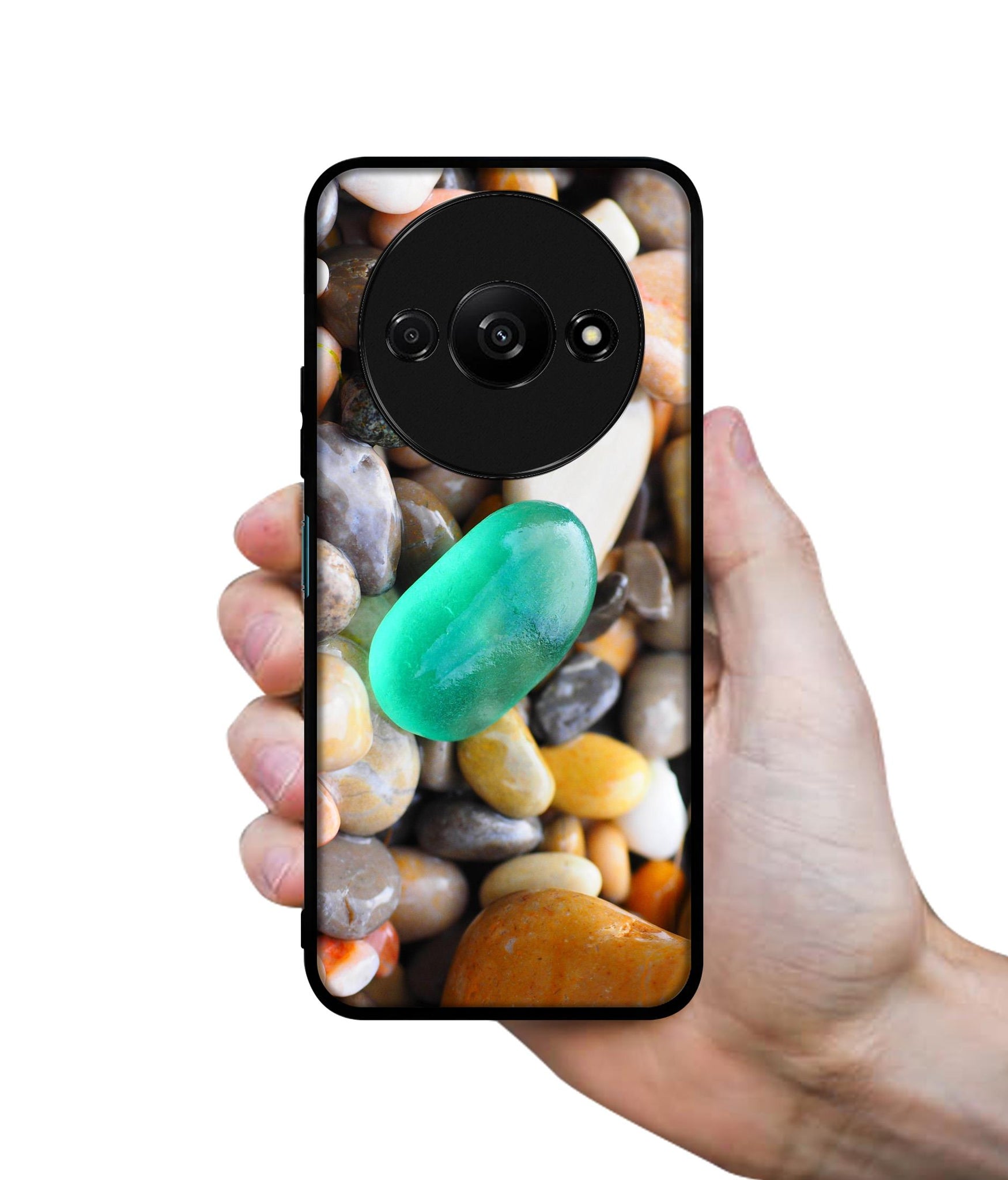 Sea Stones Design Designer 2D Printed Back Case Cover for Mi Redmi A3 4G / Poco C61 4G