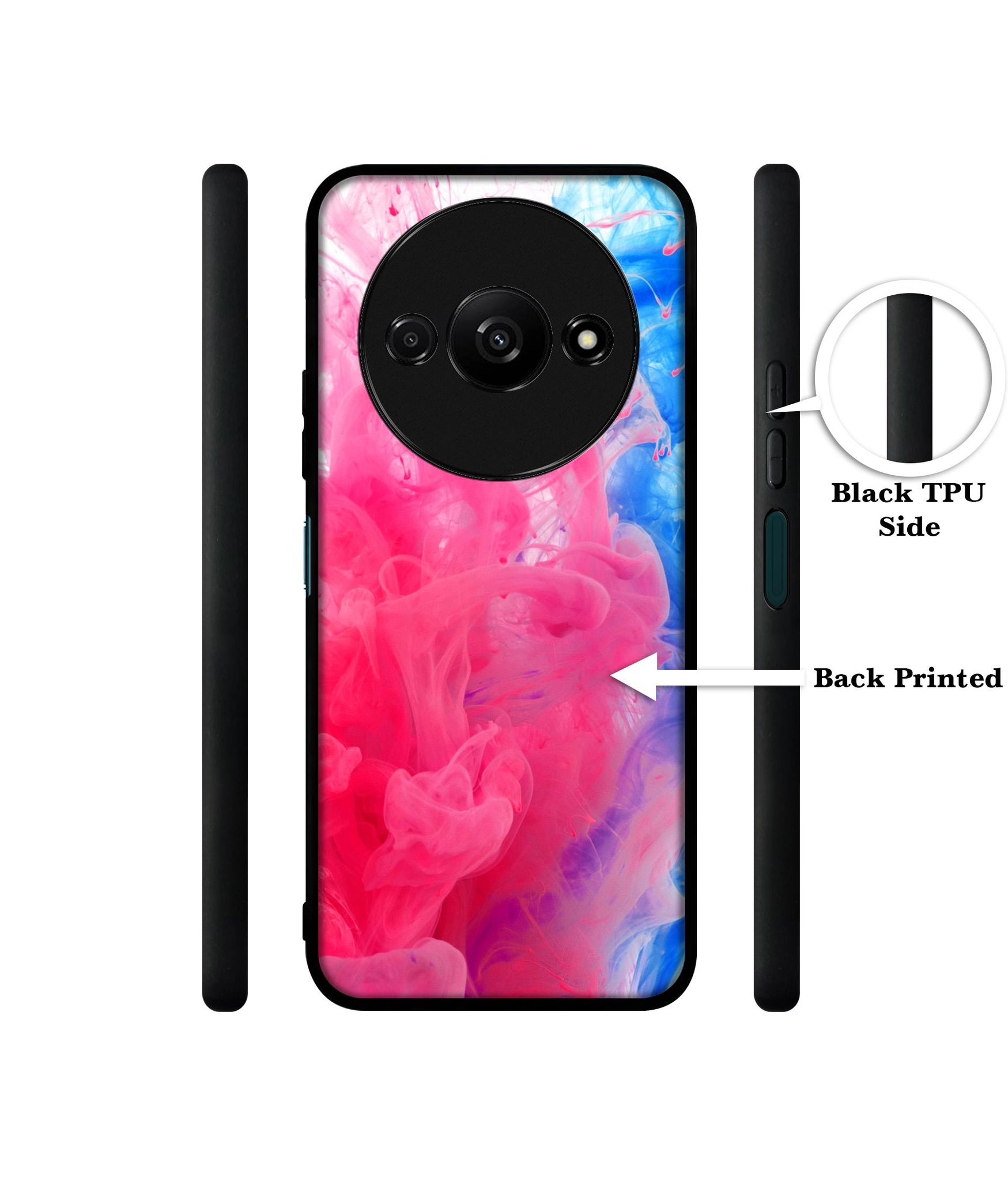 Fractal Paint Design Designer 2D Printed Back Case Cover for Mi Redmi A3 4G / Poco C61 4G