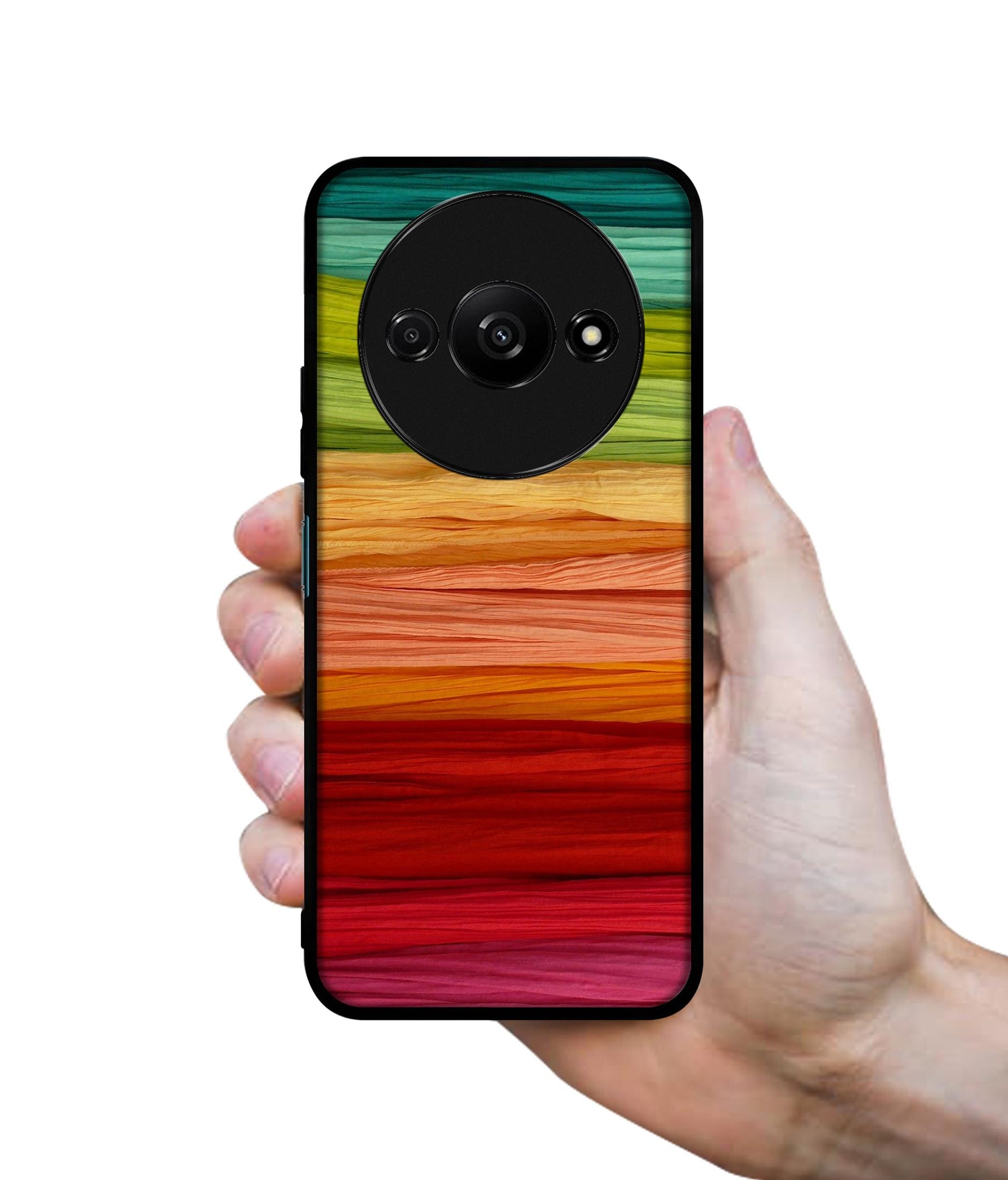 Colorful Thread Design Designer 2D Printed Back Case Cover for Mi Redmi A3 4G / Poco C61 4G