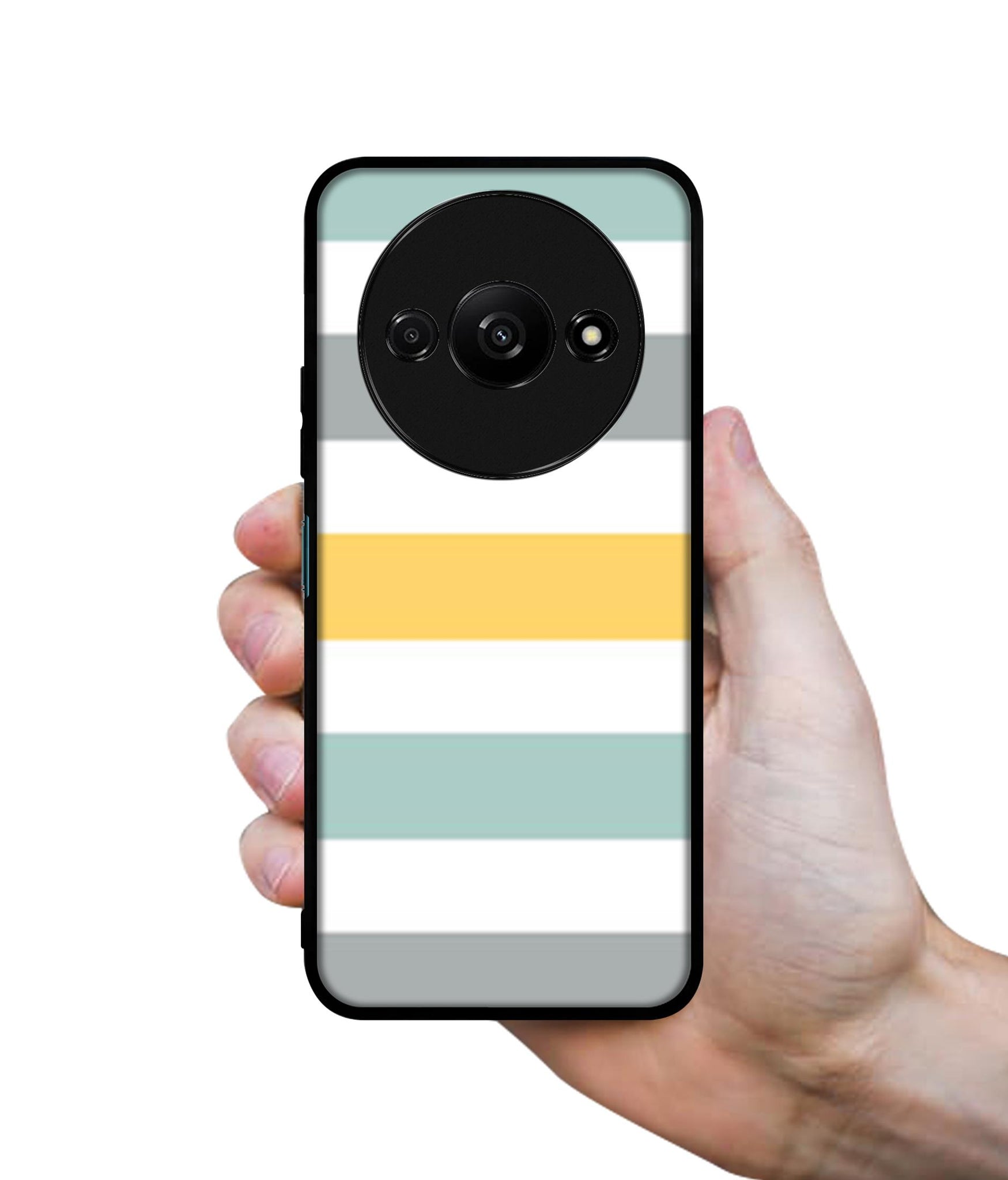 Line Texture Design Designer 2D Printed Back Case Cover for Mi Redmi A3 4G / Poco C61 4G