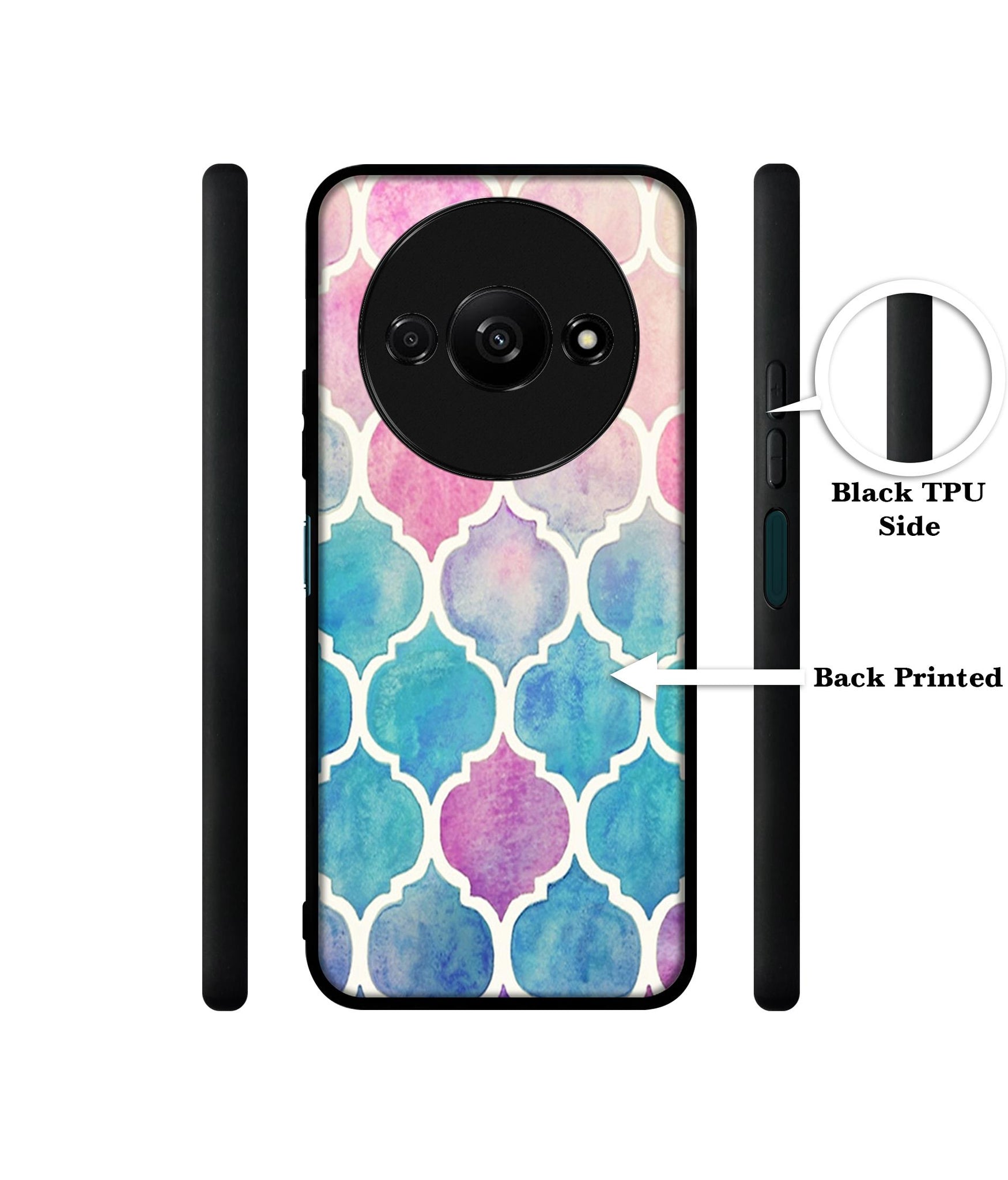 Patterns Art Design Designer 2D Printed Back Case Cover for Mi Redmi A3 4G / Poco C61 4G