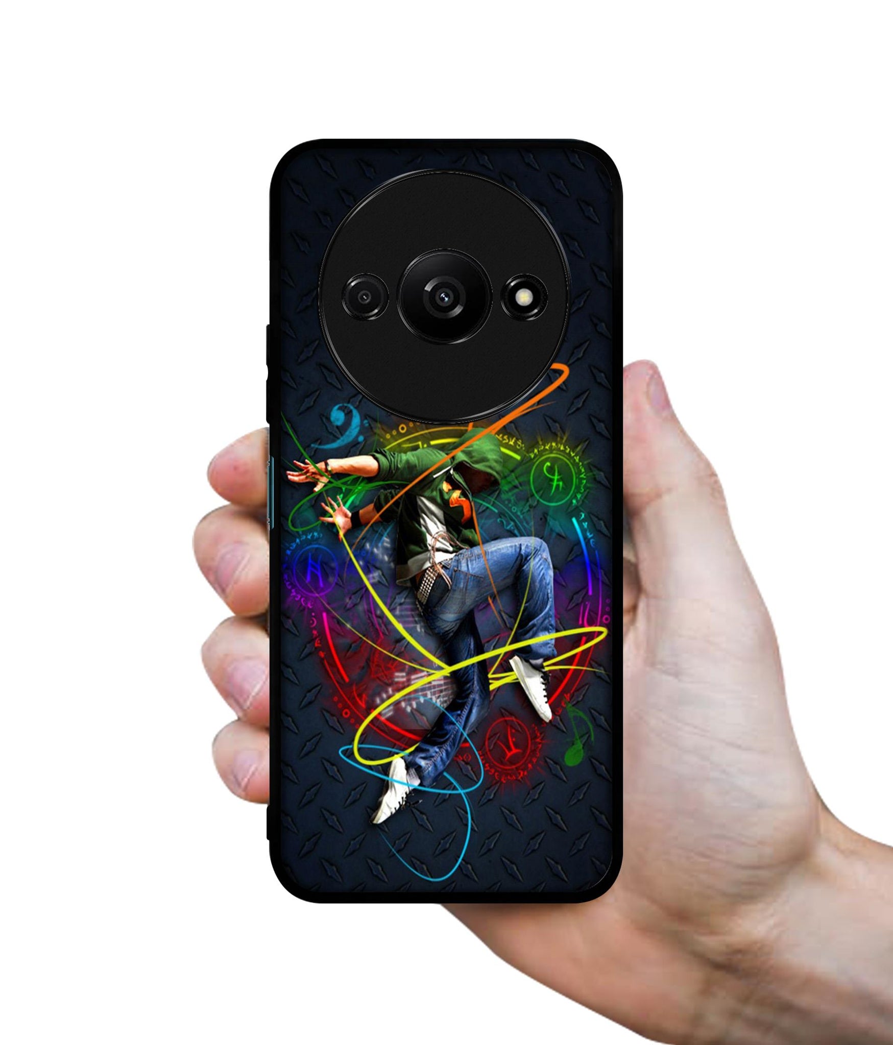 Boy With Music Design Designer 2D Printed Back Case Cover for Mi Redmi A3 4G / Poco C61 4G