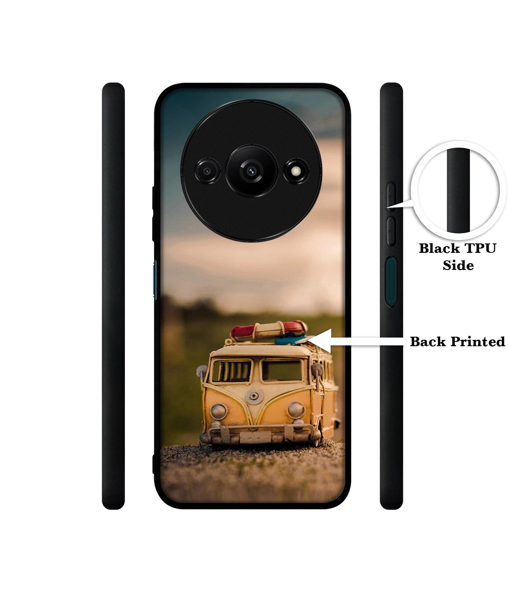 Toy Car Design Designer 2D Printed Back Case Cover for Mi Redmi A3 4G / Poco C61 4G