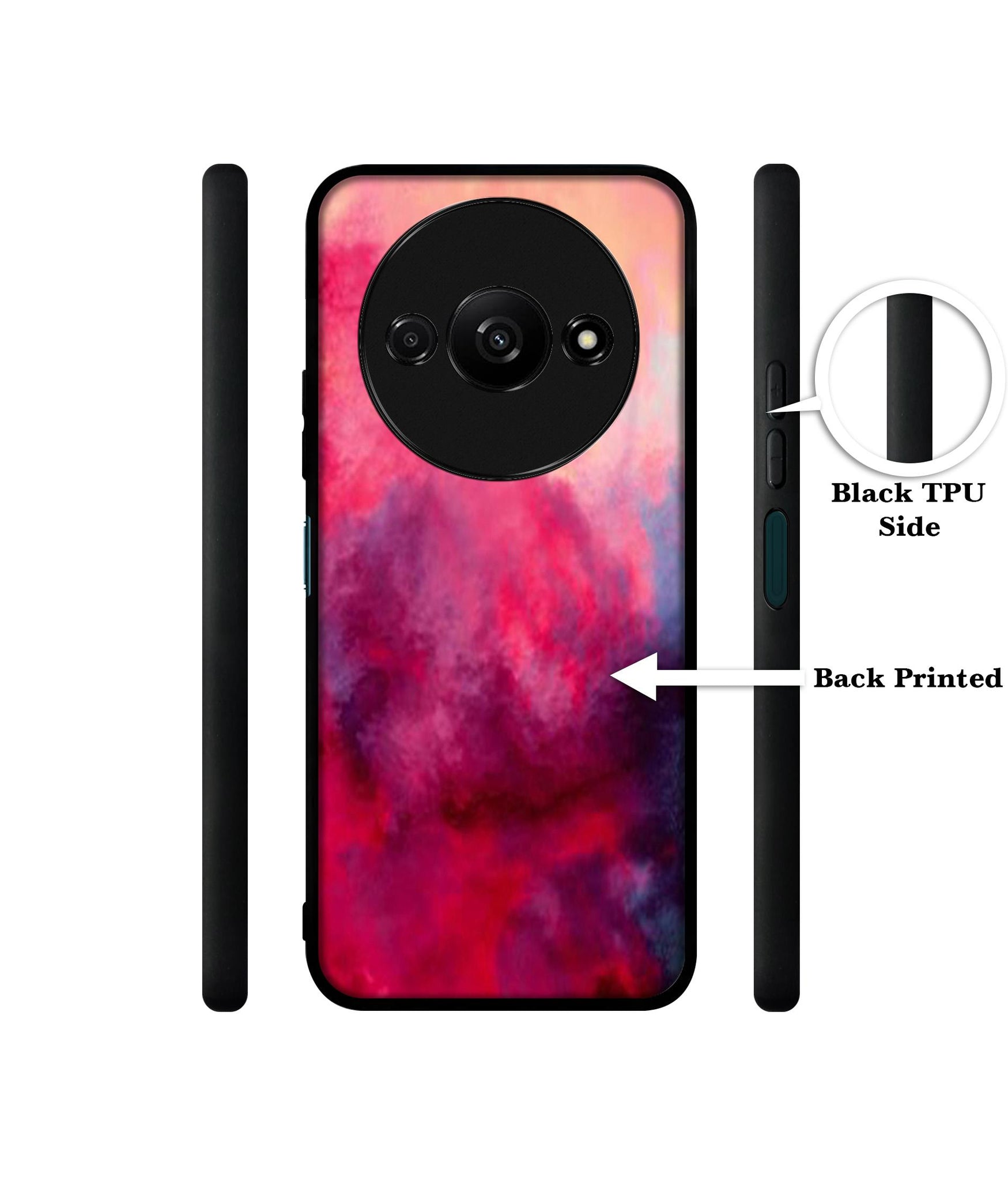 Holi Color Design Designer 2D Printed Back Case Cover for Mi Redmi A3 4G / Poco C61 4G
