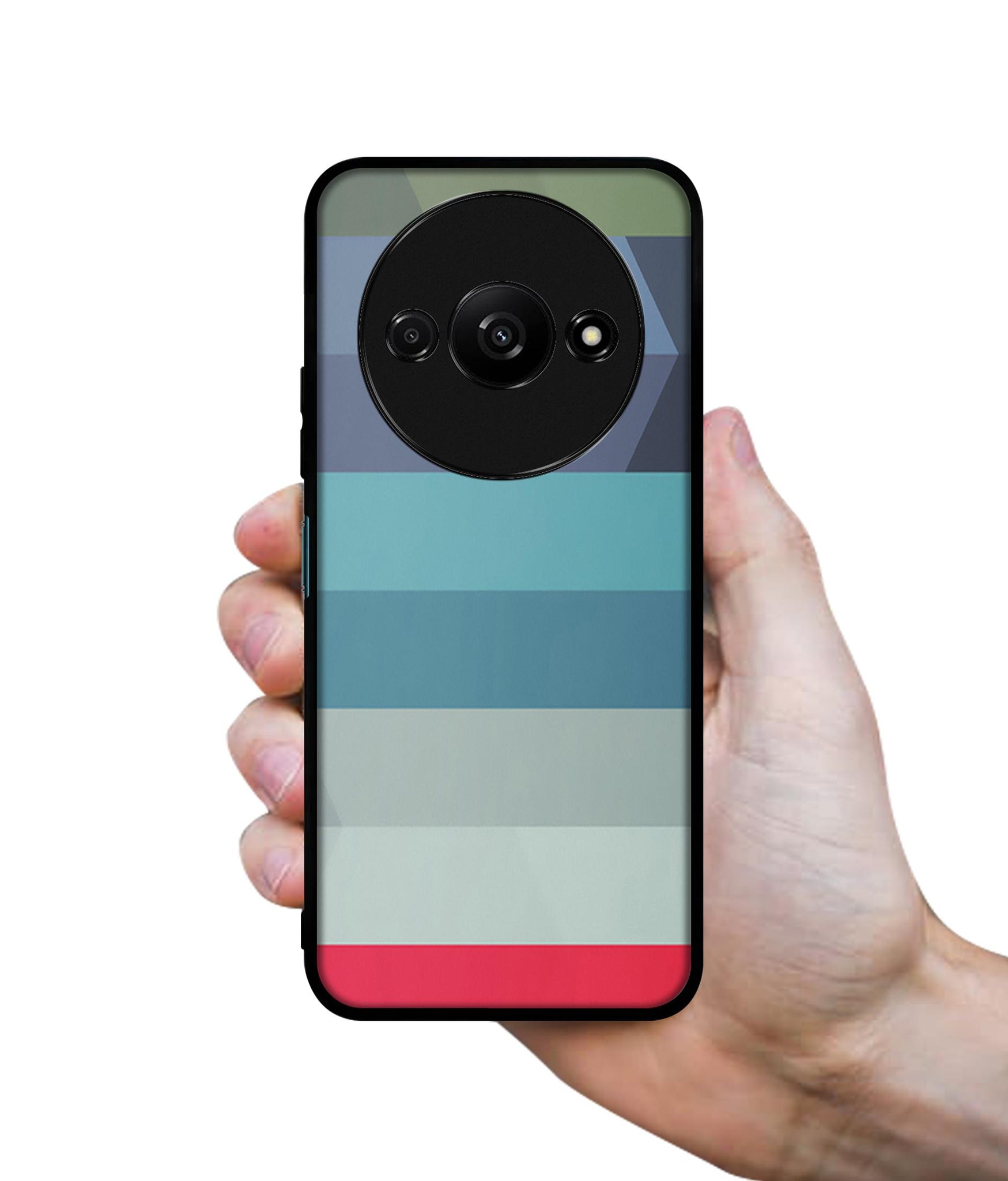 Colorful Lines Design Designer 2D Printed Back Case Cover for Mi Redmi A3 4G / Poco C61 4G