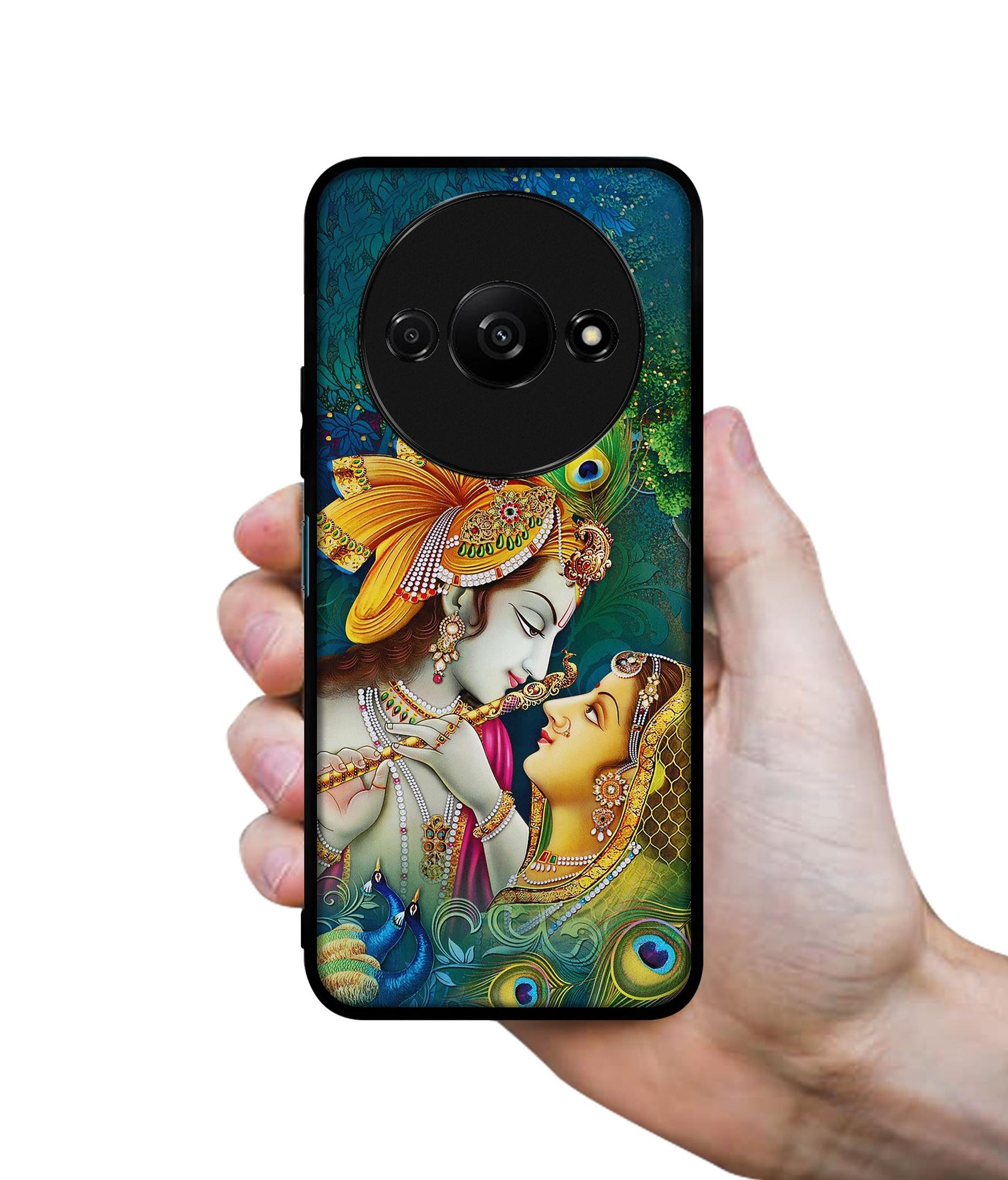 Radha Kishan Love Design Designer 2D Printed Back Case Cover for Mi Redmi A3 4G / Poco C61 4G