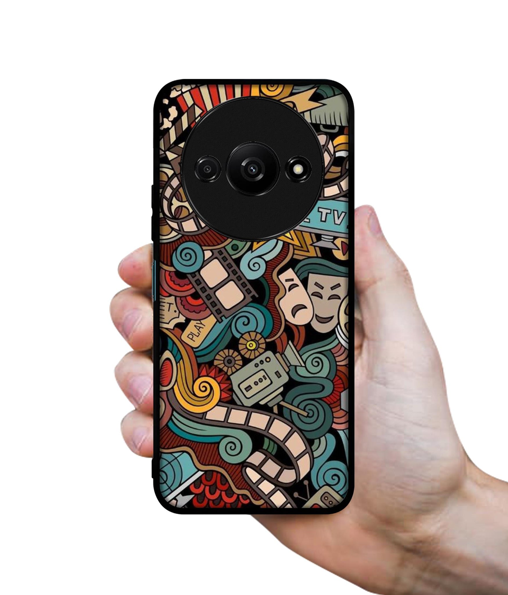 Movies Design Designer 2D Printed Back Case Cover for Mi Redmi A3 4G / Poco C61 4G