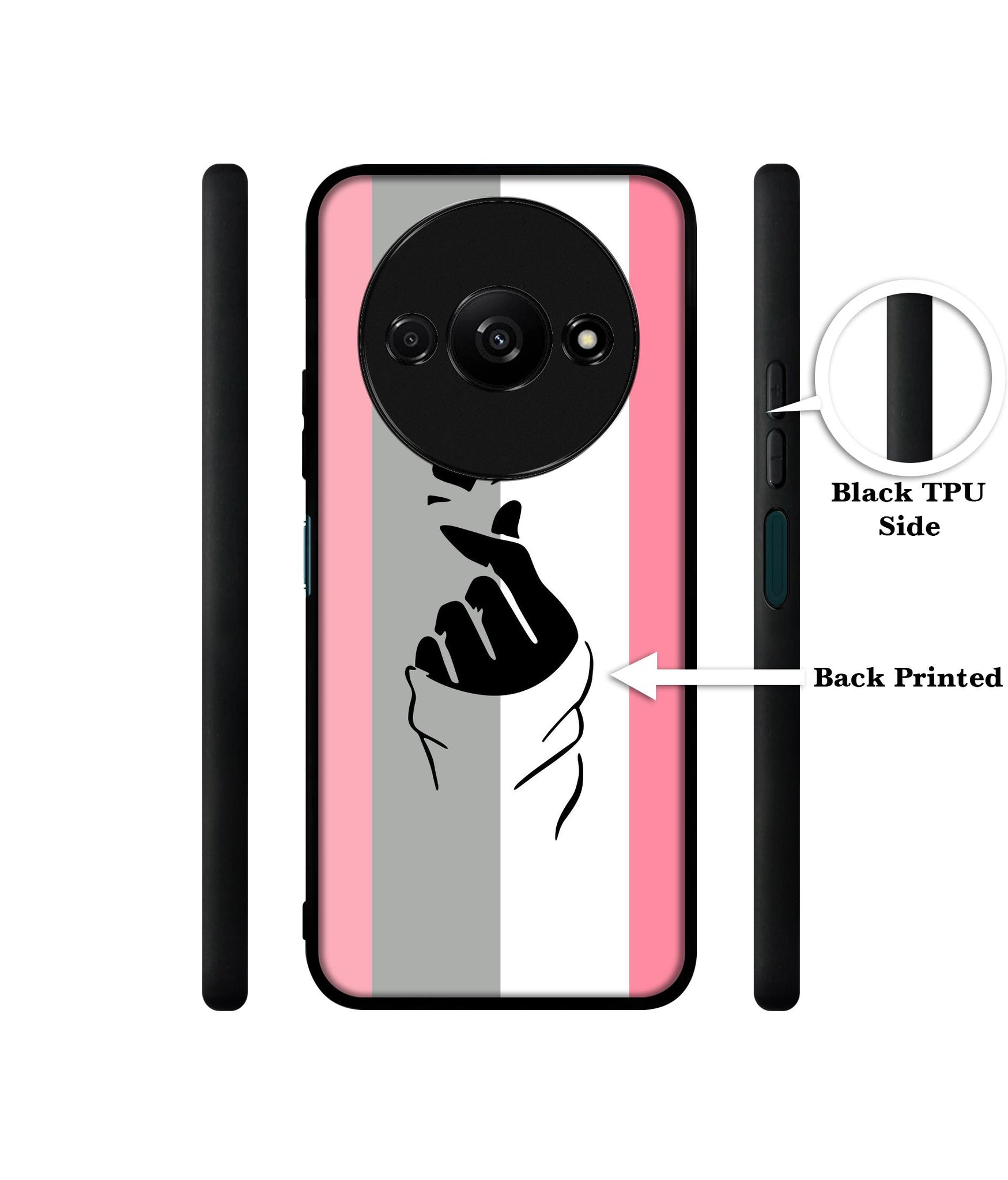 Cute Mini Love Design Designer 2D Printed Back Case Cover for Mi Redmi A3 4G / Poco C61 4G