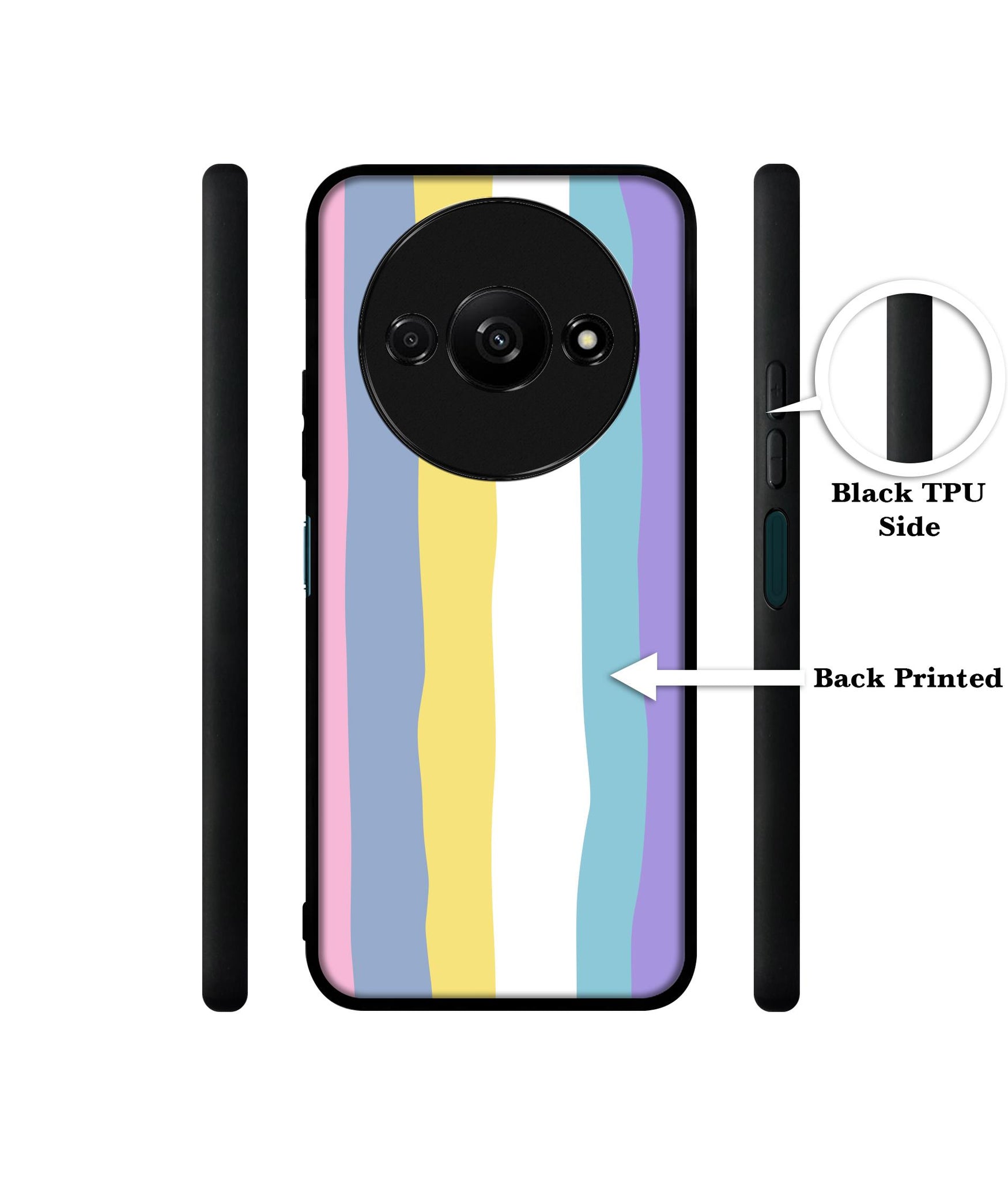 Beautiful Colors Design Designer 2D Printed Back Case Cover for Mi Redmi A3 4G / Poco C61 4G