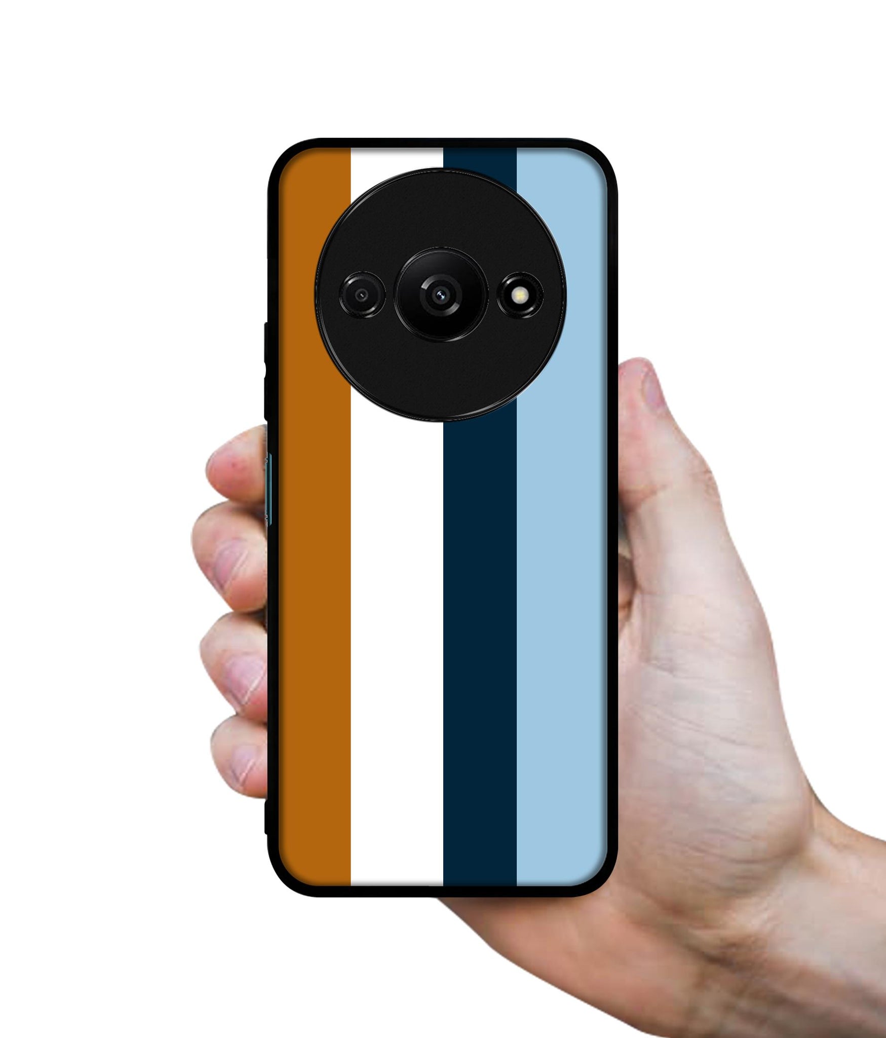 Color Stripes Design Designer 2D Printed Back Case Cover for Mi Redmi A3 4G / Poco C61 4G