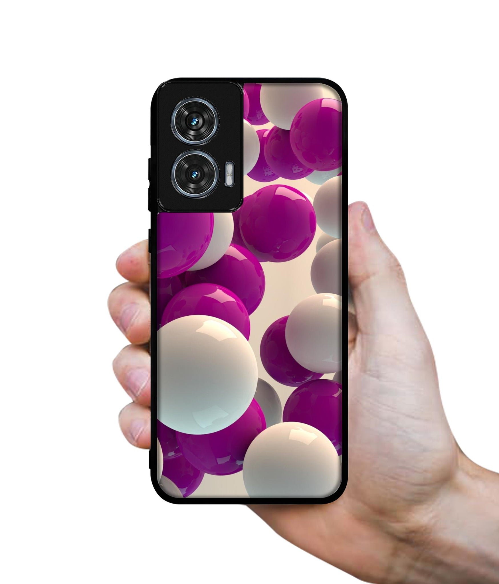 3D Balloons Design Designer 2D Printed Back Case Cover for Motorola Moto Edge 50 Fusion 5G / Moto G96 5G