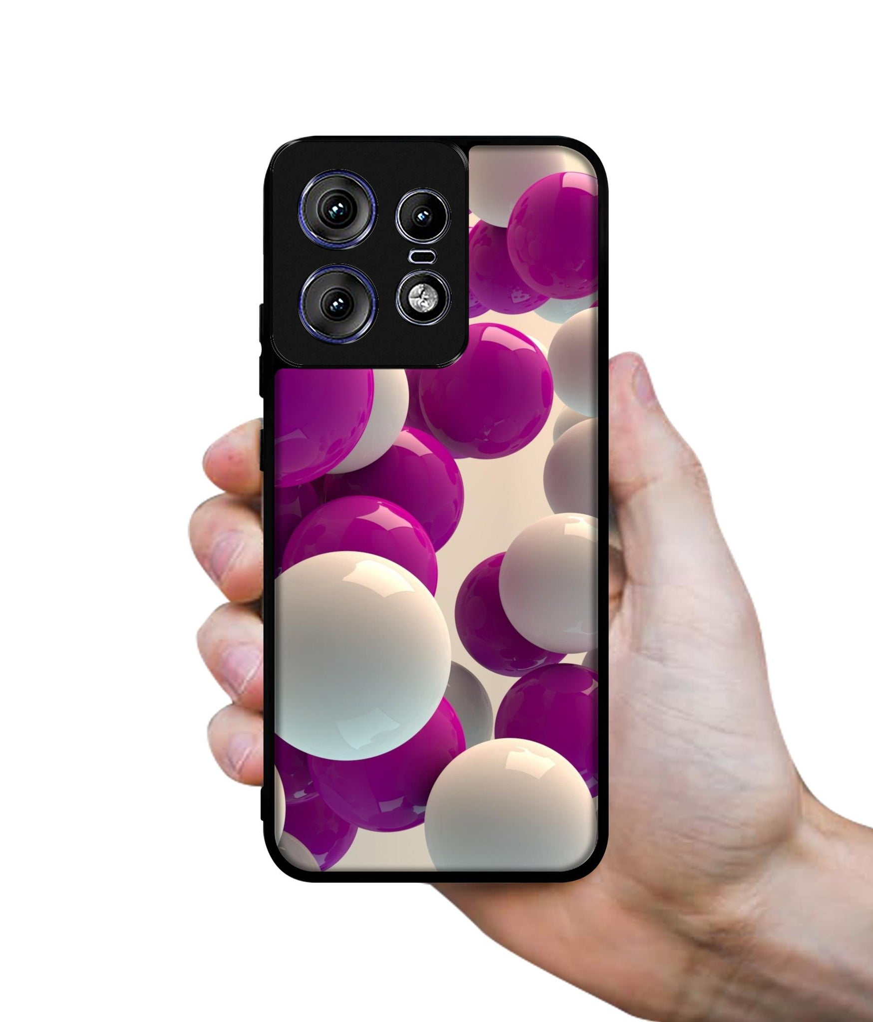 3D Balloons Design Designer 2D Printed Back Case Cover for Motorola Moto Edge 50 Pro 5G