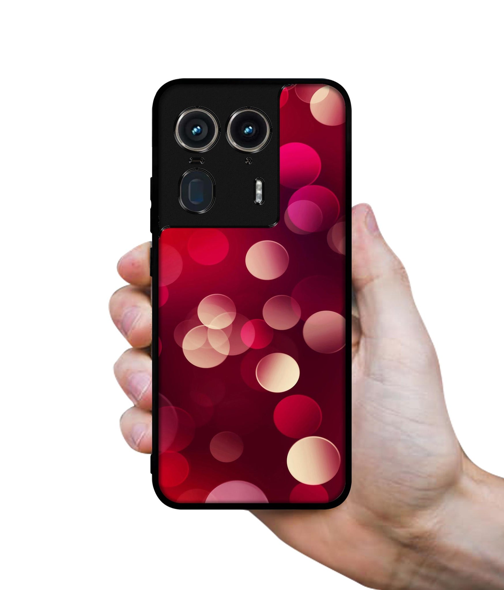 3D Circles Design Designer 2D Printed Back Case Cover for Motorola Moto Edge 50 Ultra 5G