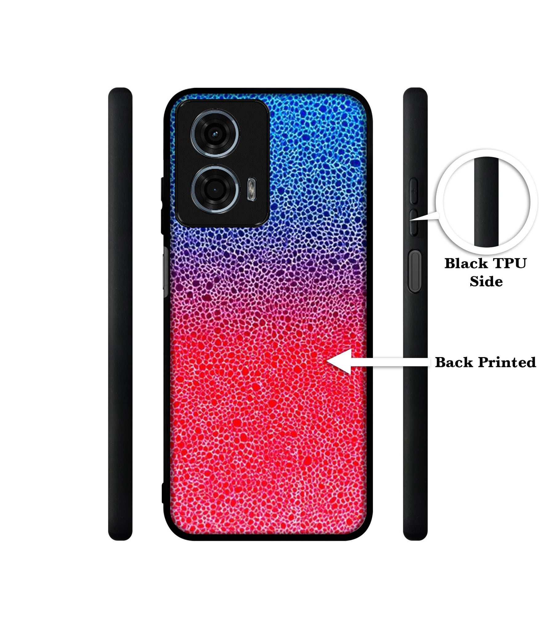 Bubbles Design Designer 2D Printed Back Case Cover for Motorola Moto G34 5G / G45 5G