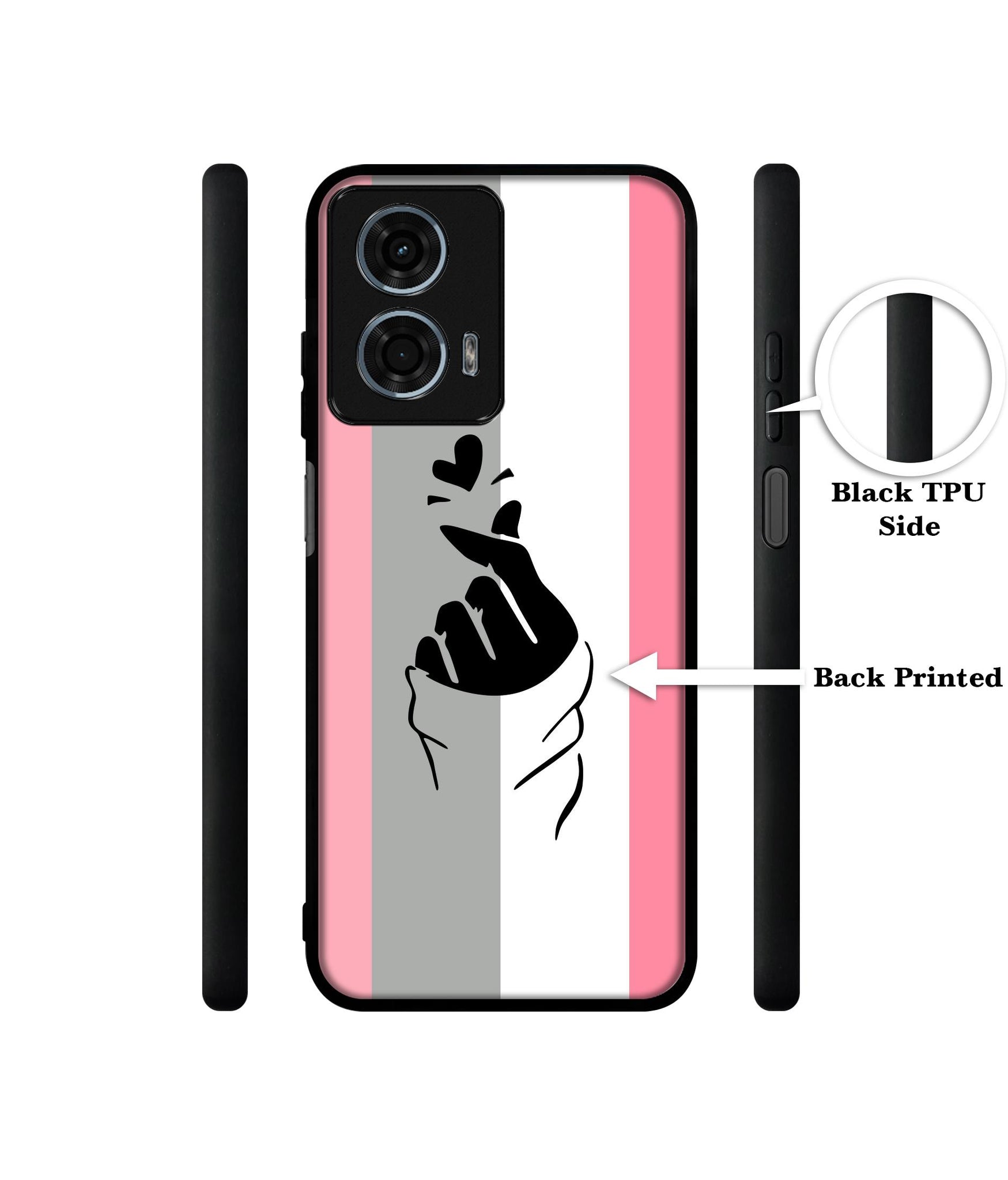 Cute Mini Love Design Designer 2D Printed Back Case Cover for Motorola Moto G34 5G / G45 5G