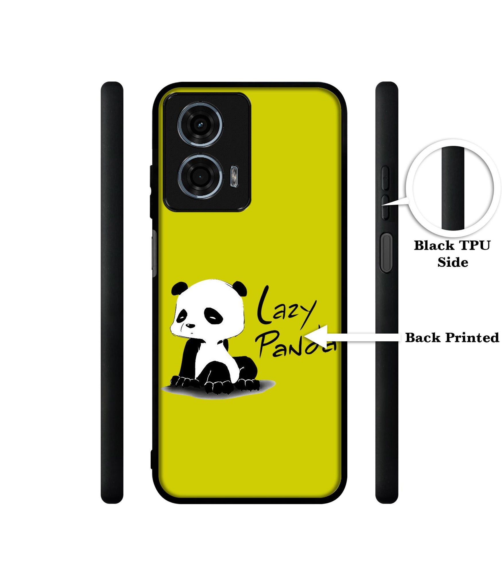Lazy Panda Design Designer 2D Printed Back Case Cover for Motorola Moto G34 5G / G45 5G