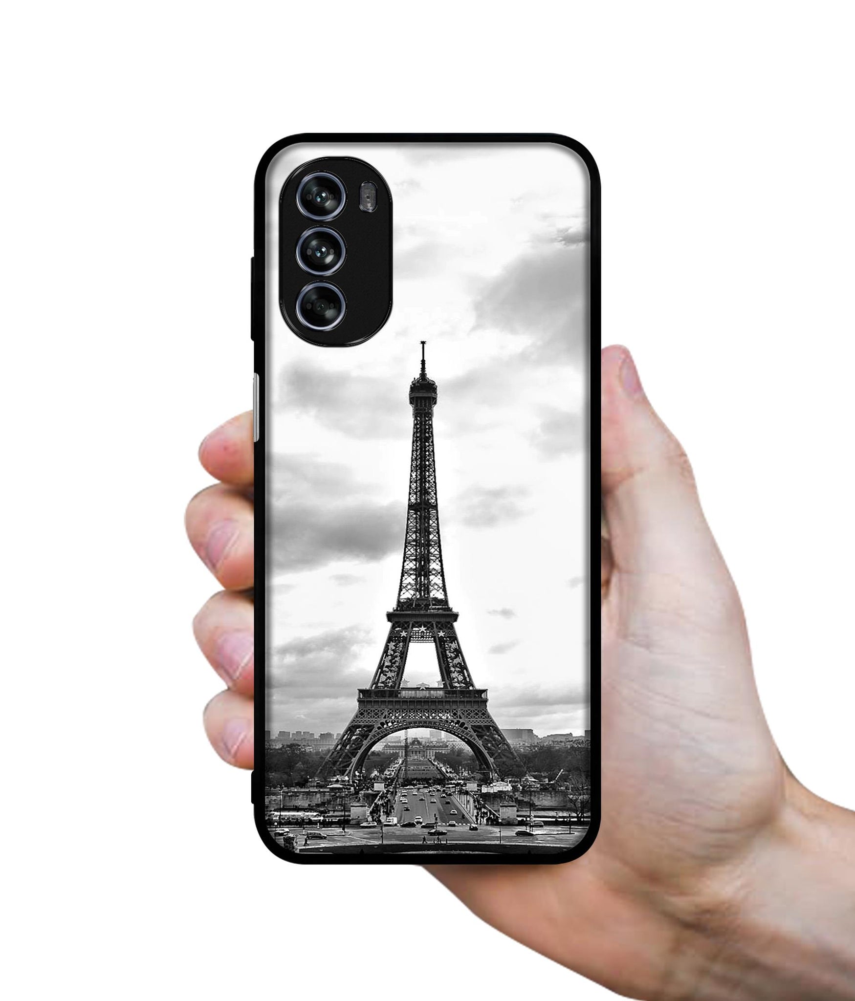 Eiffel Tower Design Designer 2D Printed Back Case Cover for Motorola Moto G62 5G