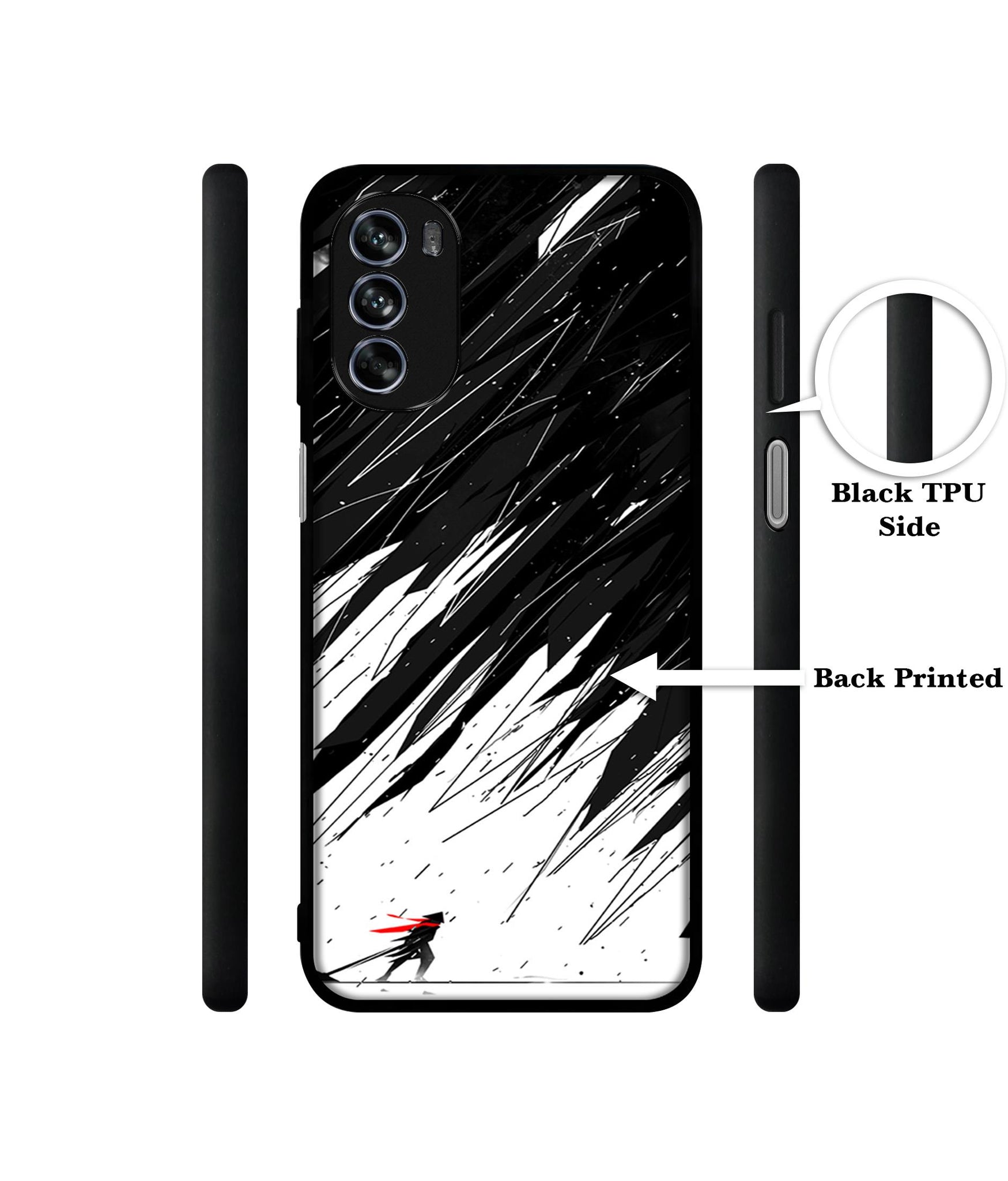 Geometric Strom Design Designer 2D Printed Back Case Cover for Motorola Moto G62 5G