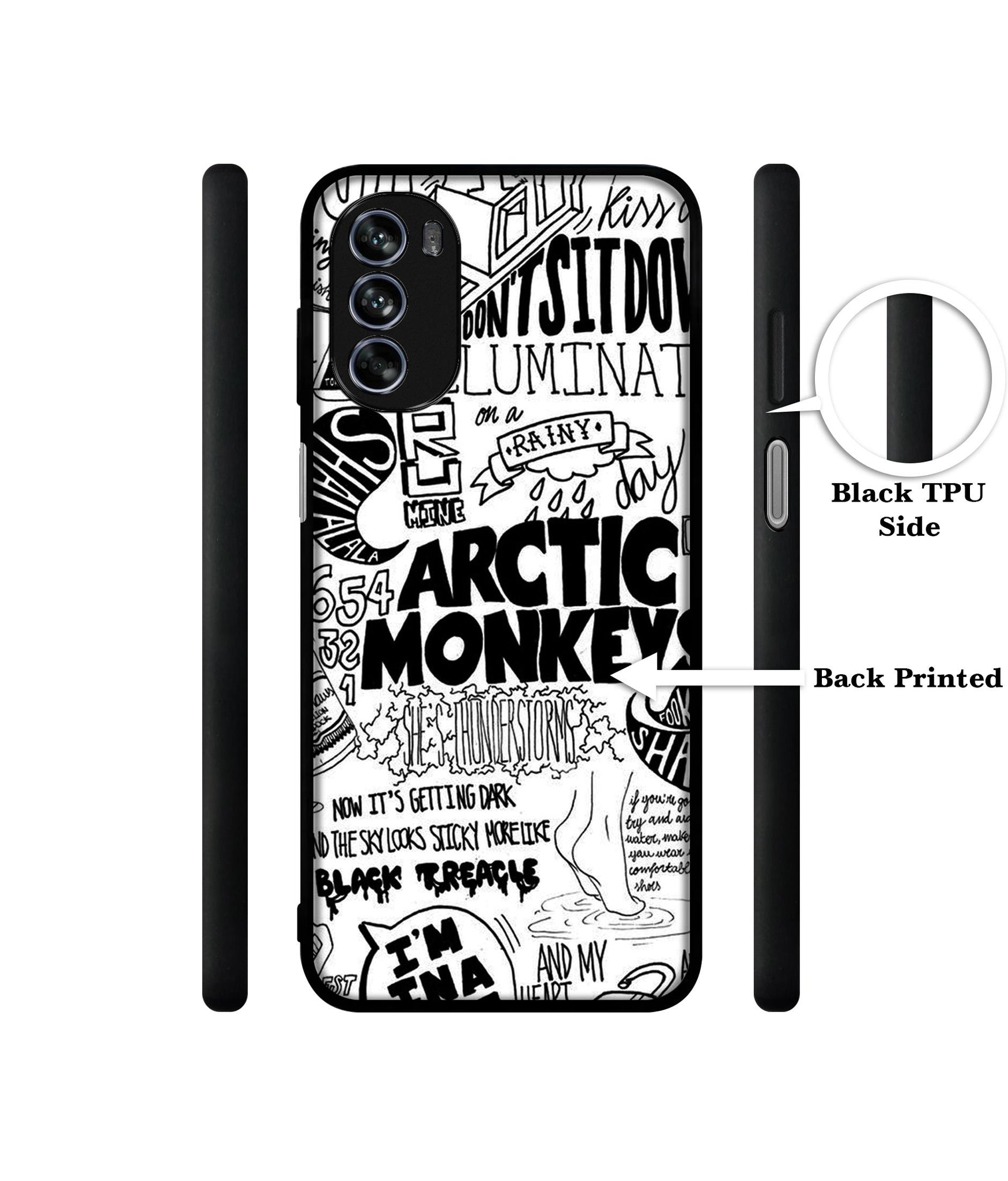 Arctic Monkeys Pattern Design Designer 2D Printed Back Case Cover for Motorola Moto G62 5G