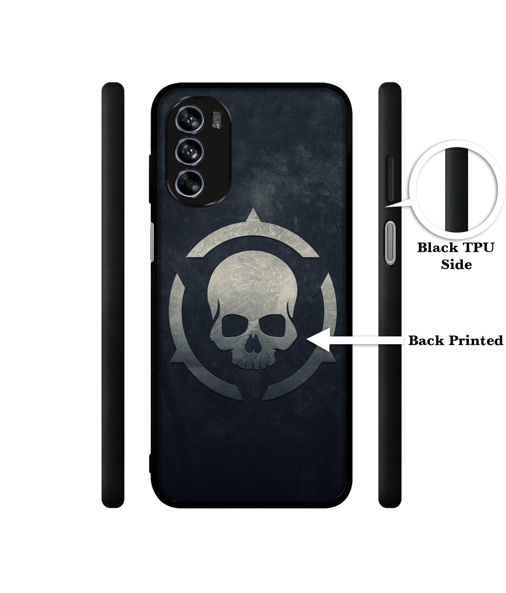 Skull Pattern Print Design Designer 2D Printed Back Case Cover for Motorola Moto G62 5G