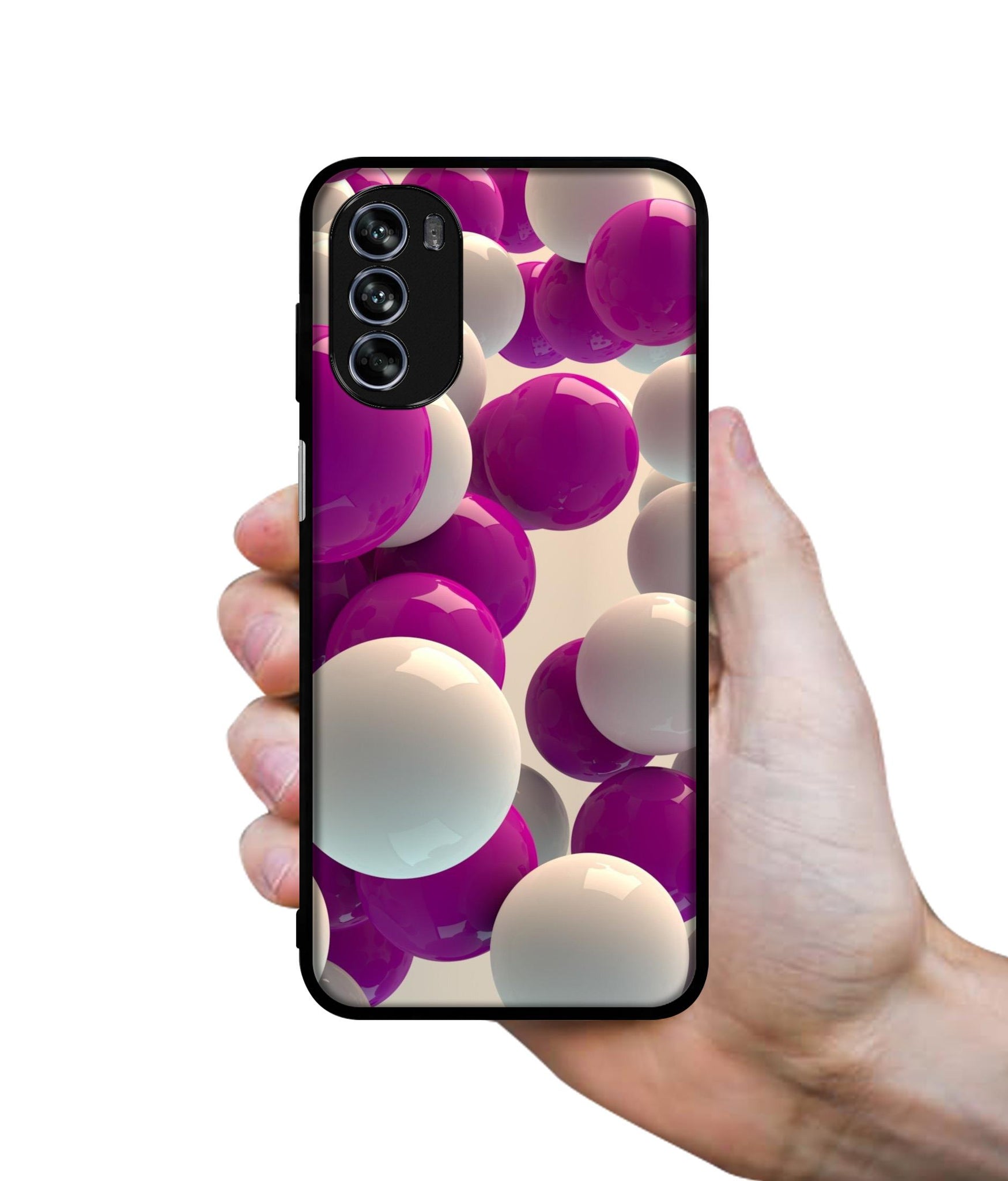 3D Balloons Design Designer 2D Printed Back Case Cover for Motorola Moto G62 5G