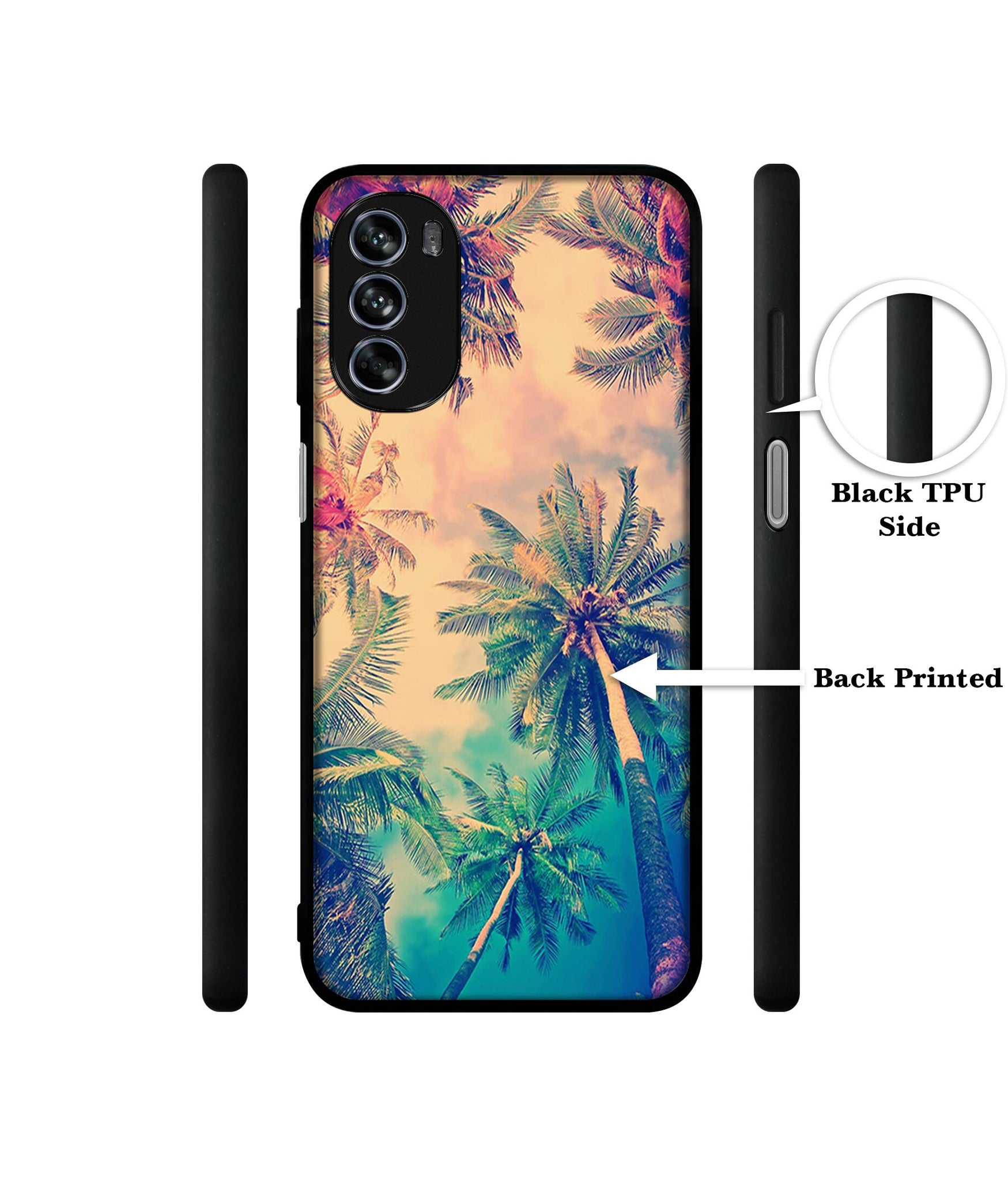 Trees Design Designer 2D Printed Back Case Cover for Motorola Moto G62 5G